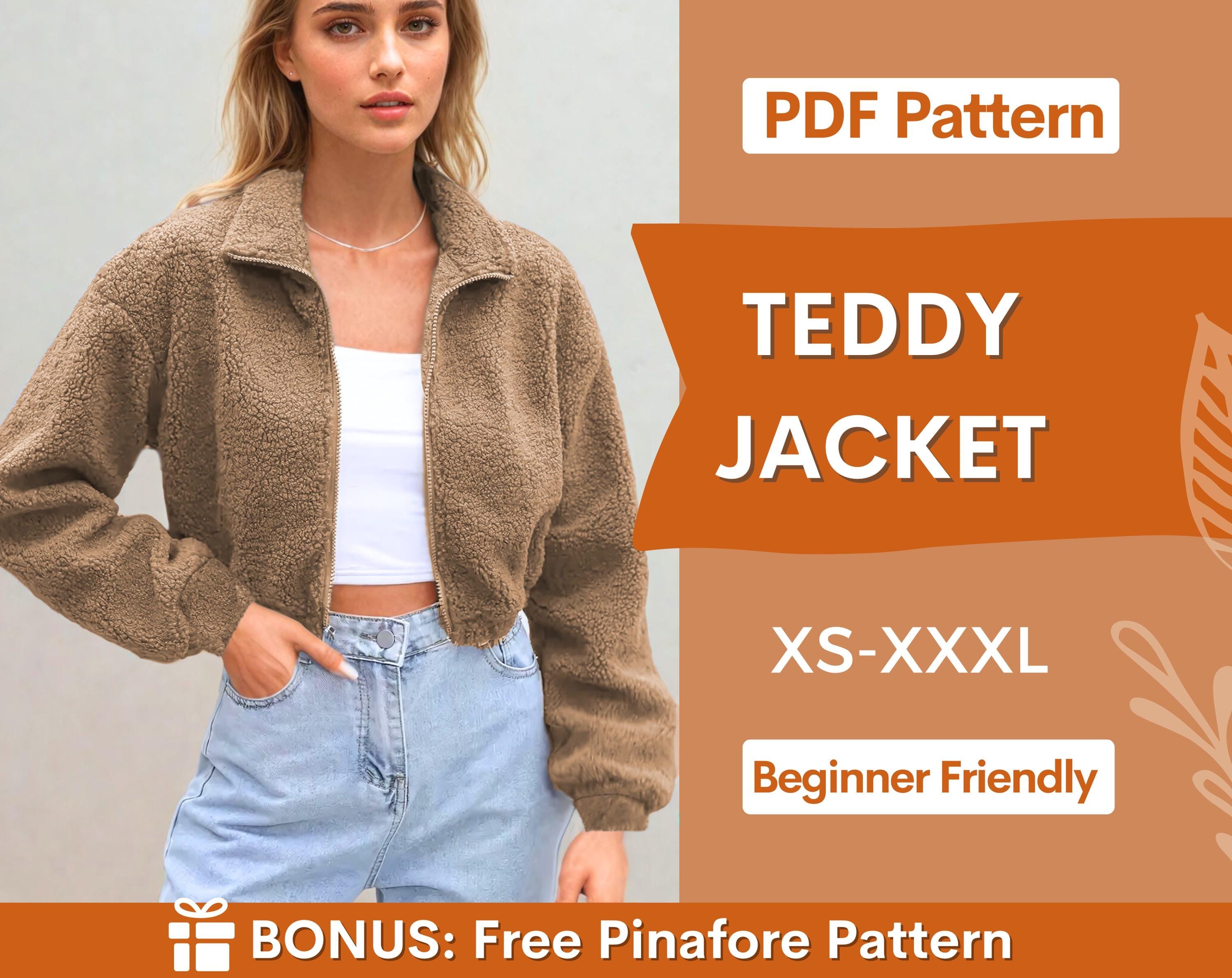 teddy jacket at indie pattern in USA