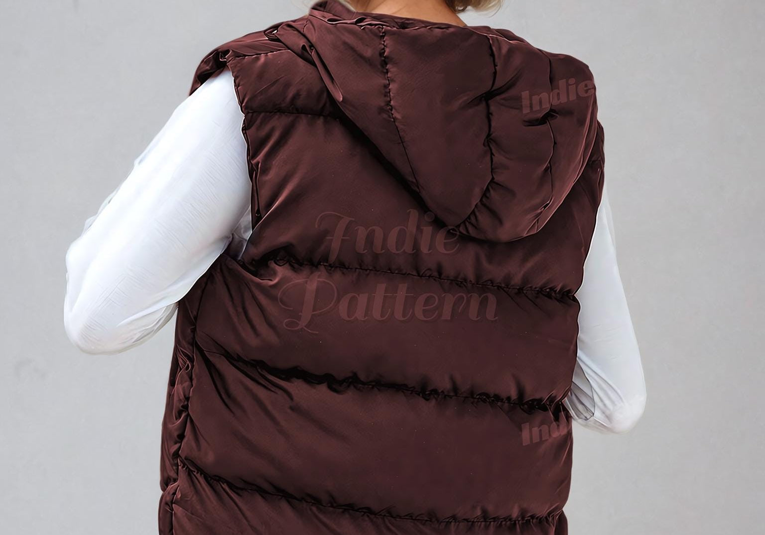 puffer vest at indie pattern in USA