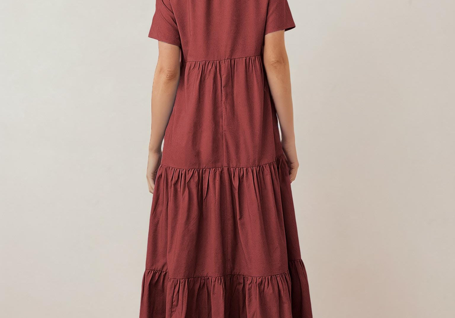 Tiered dress Indie Pattern in USA
