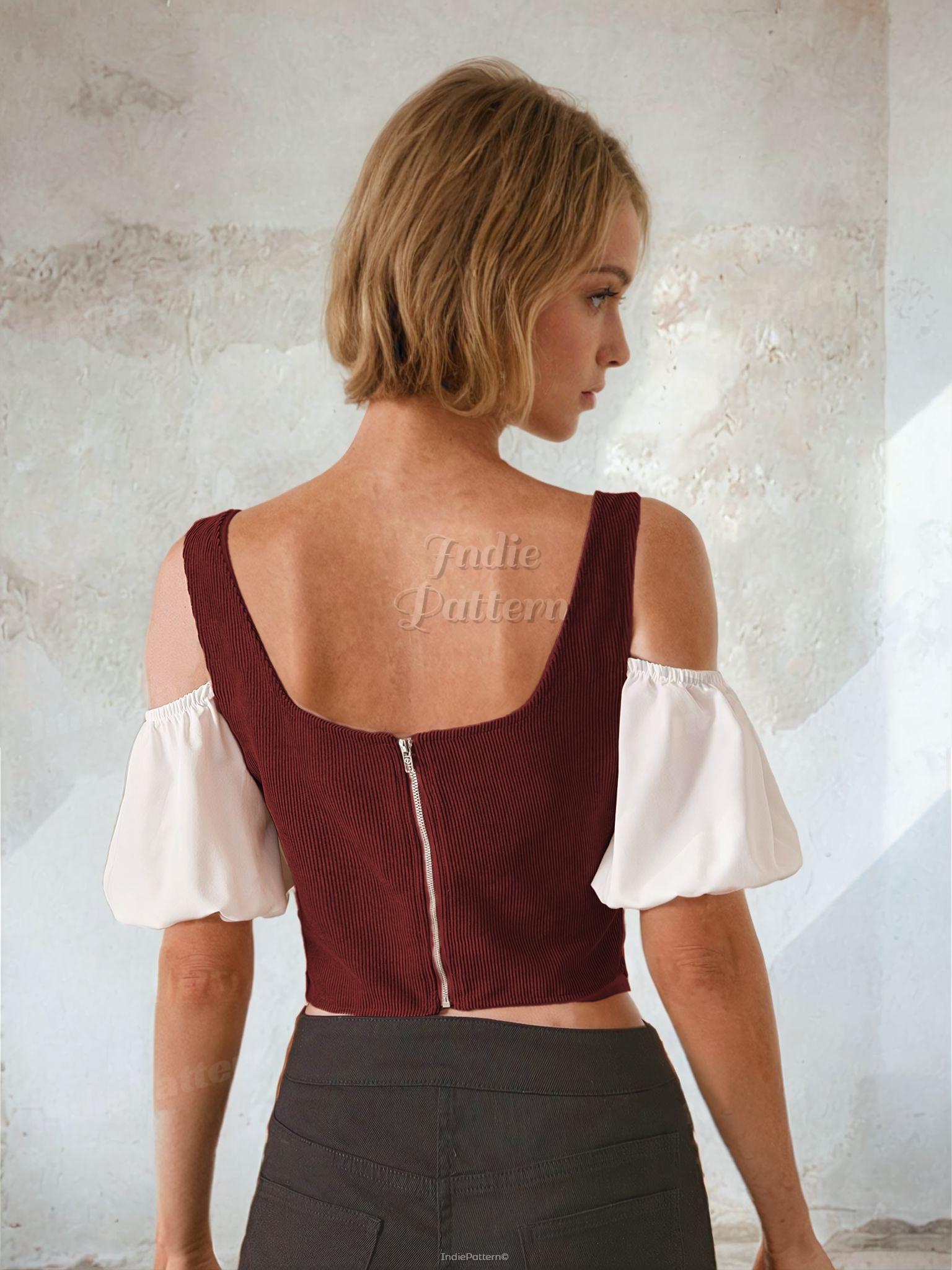 corset and blouse at indie pattern in USA