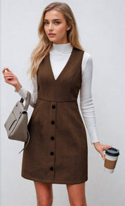 V- Neck Dress Indie Pattern in USA
