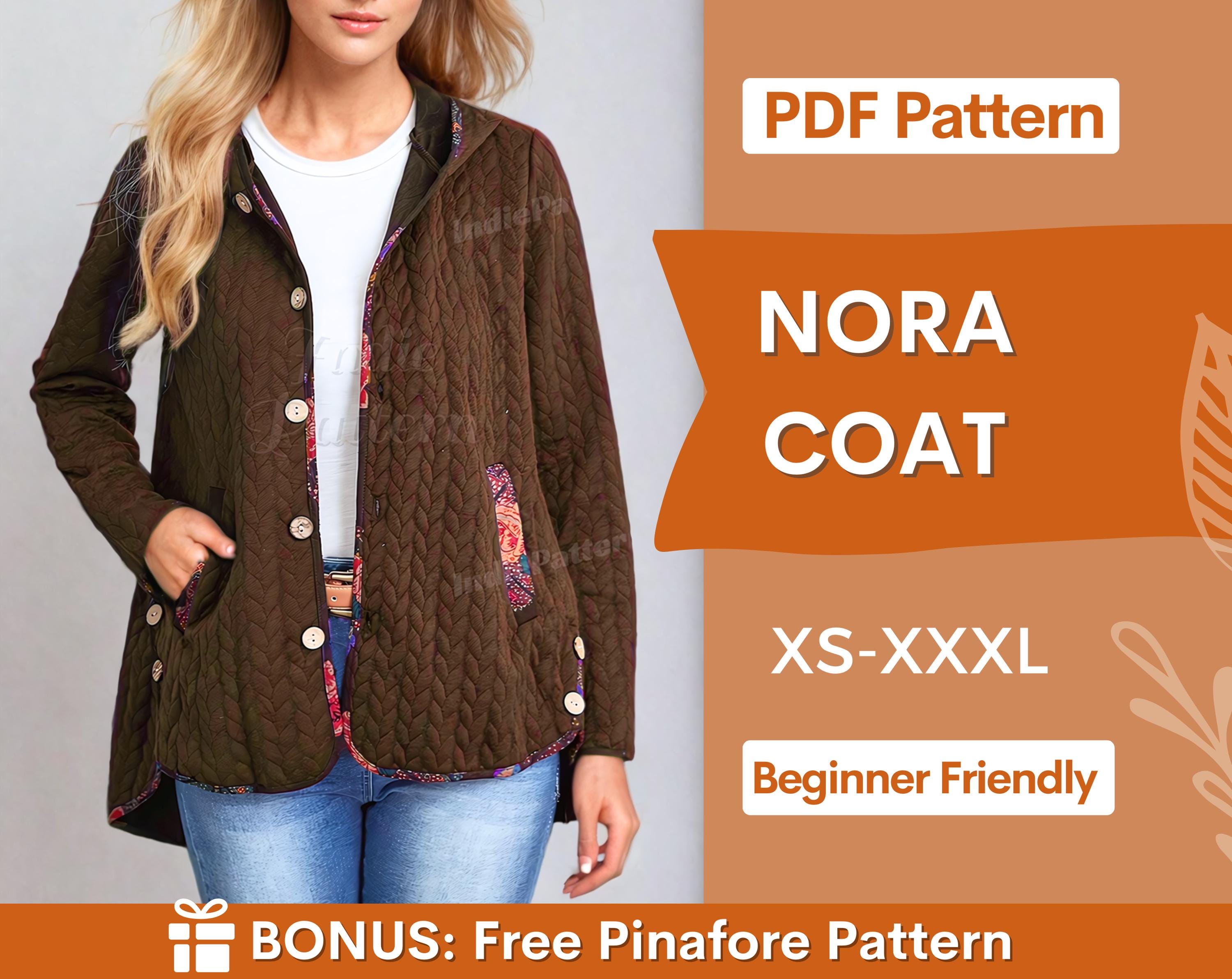 nora coat at indie pattern in USA