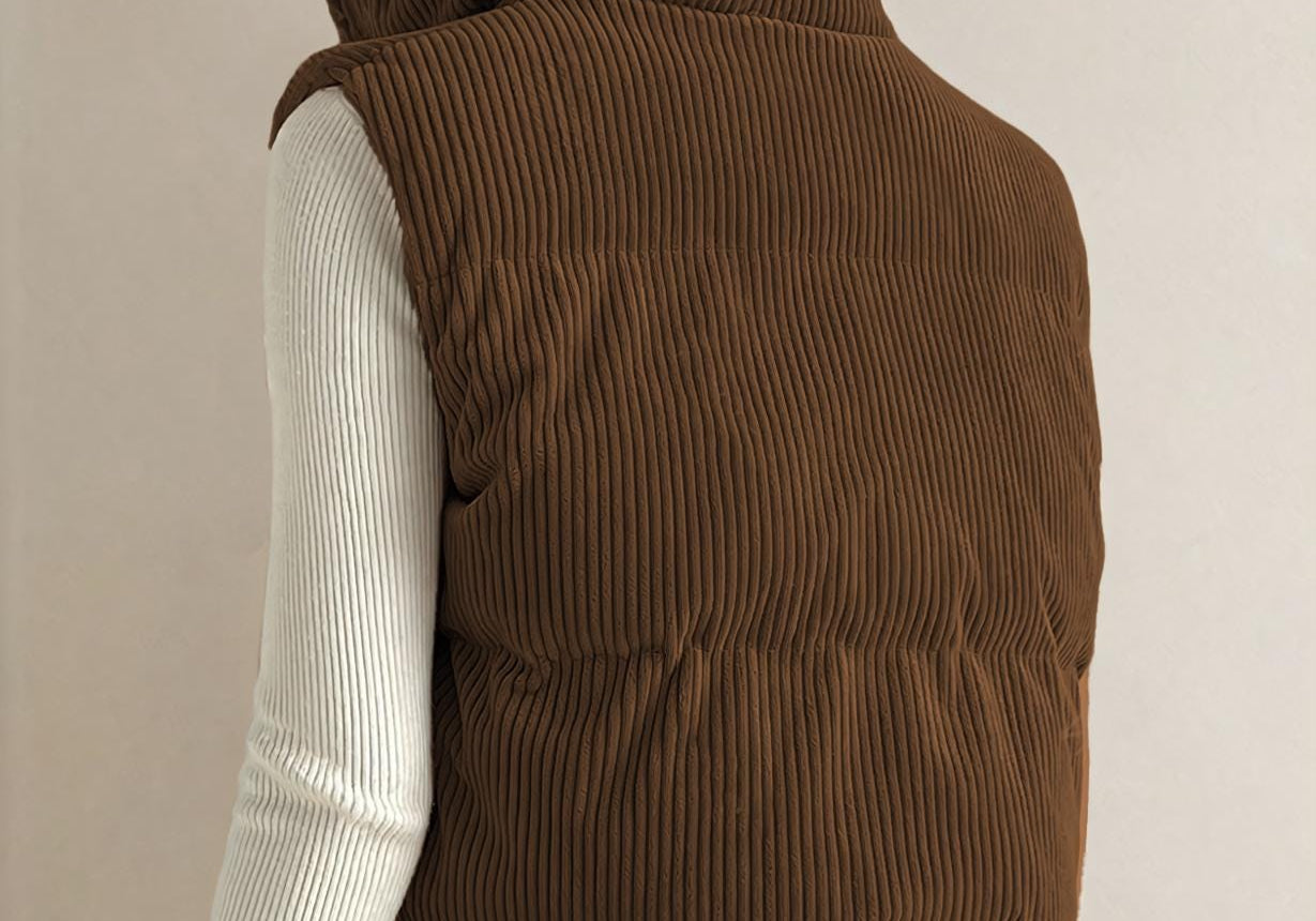 Crop vest at indie pattern in USA