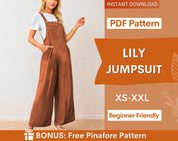 Lily Jumpsuit Indie Pattern in USA

