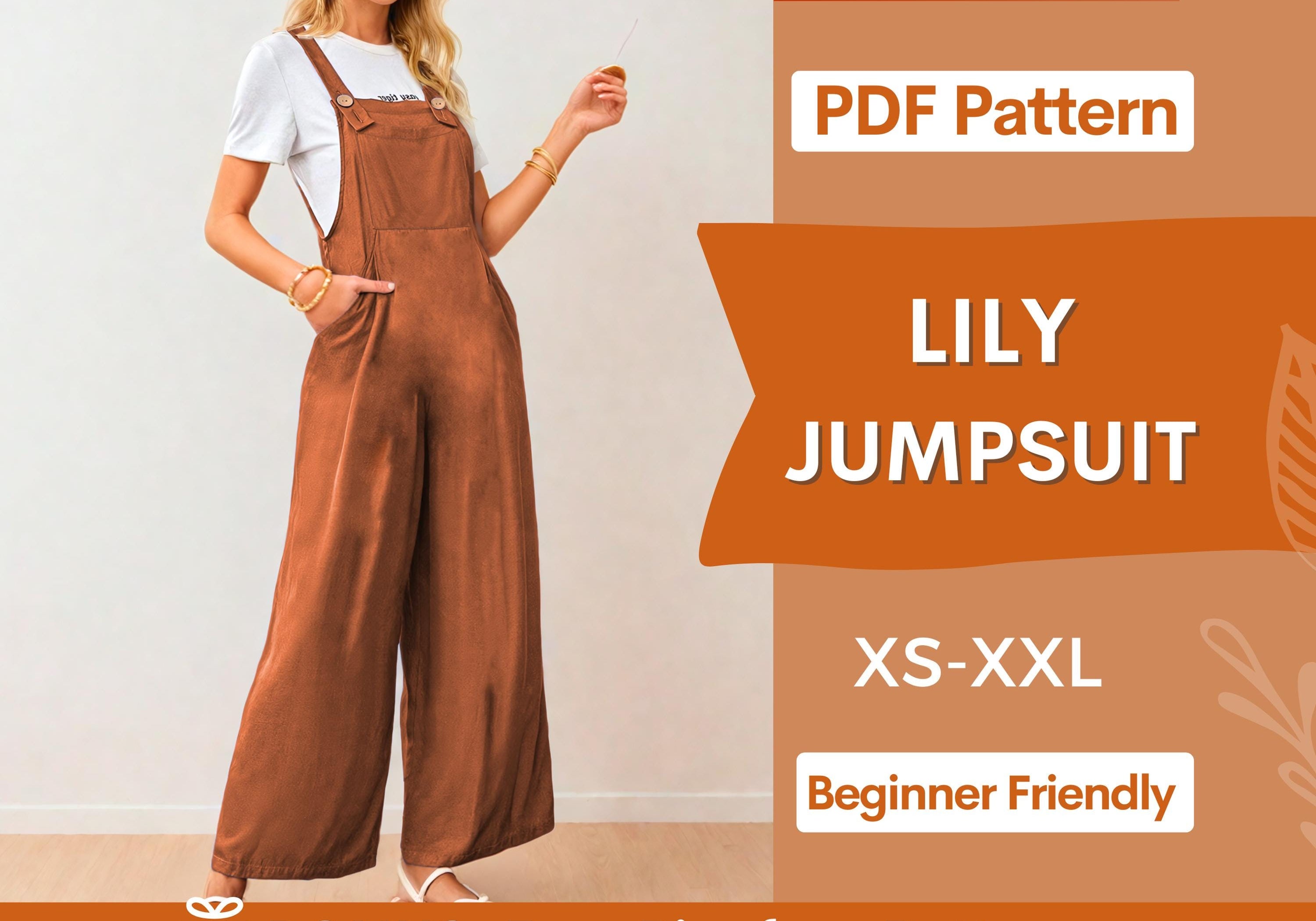 Lily Jumpsuit Indie Pattern in USA
