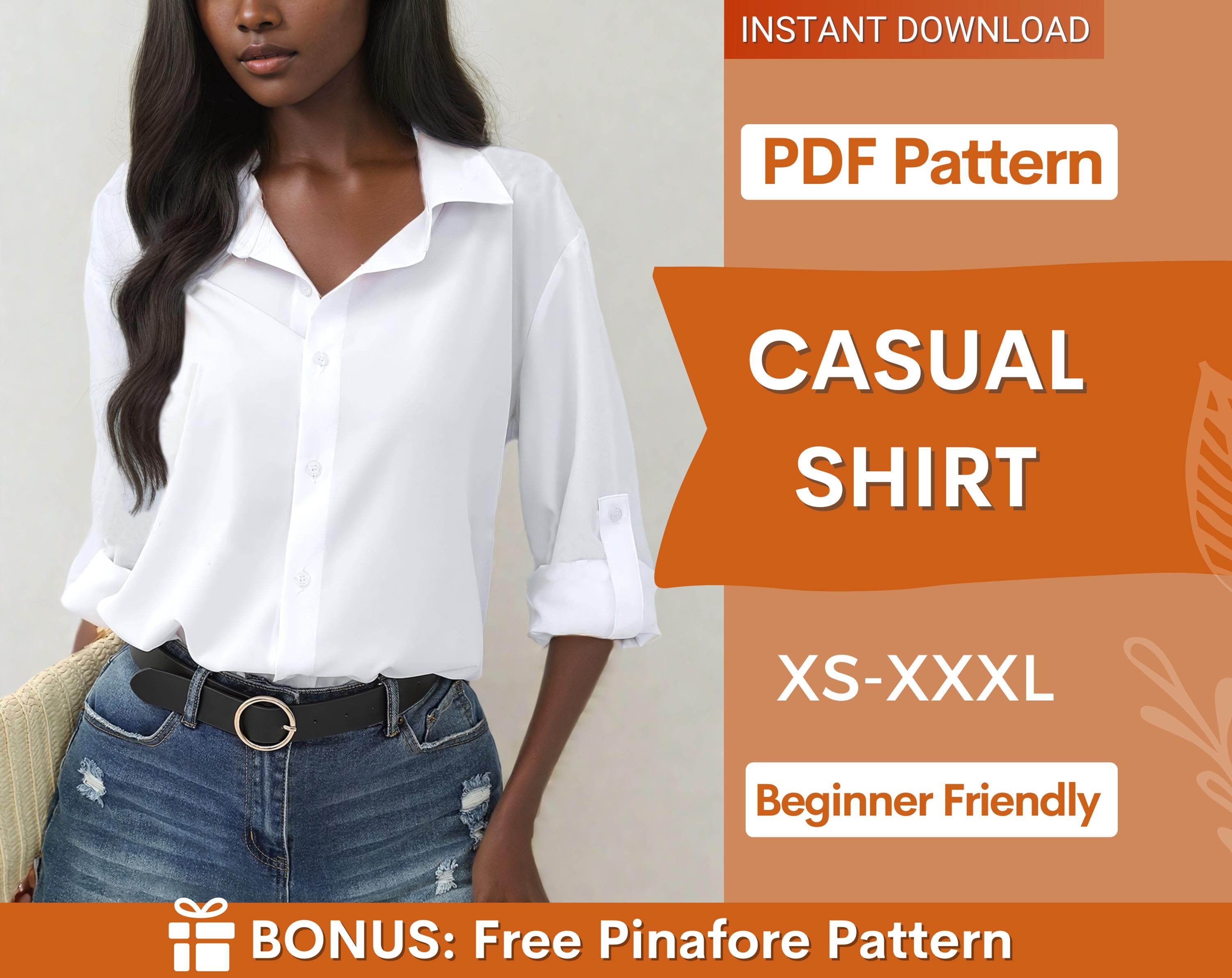 casual shirt top at indie pattern in USA