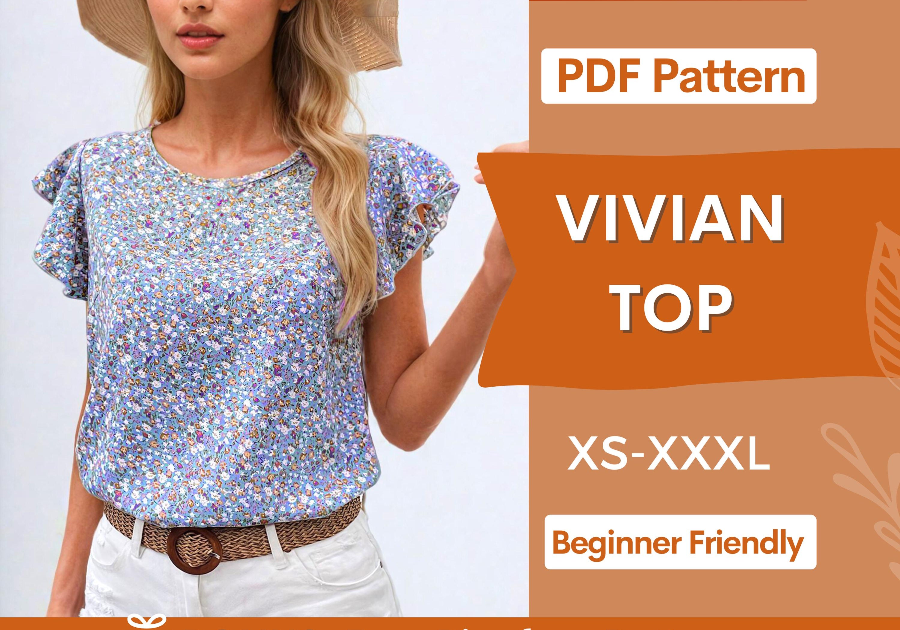 vivian top at indie pattern in USA