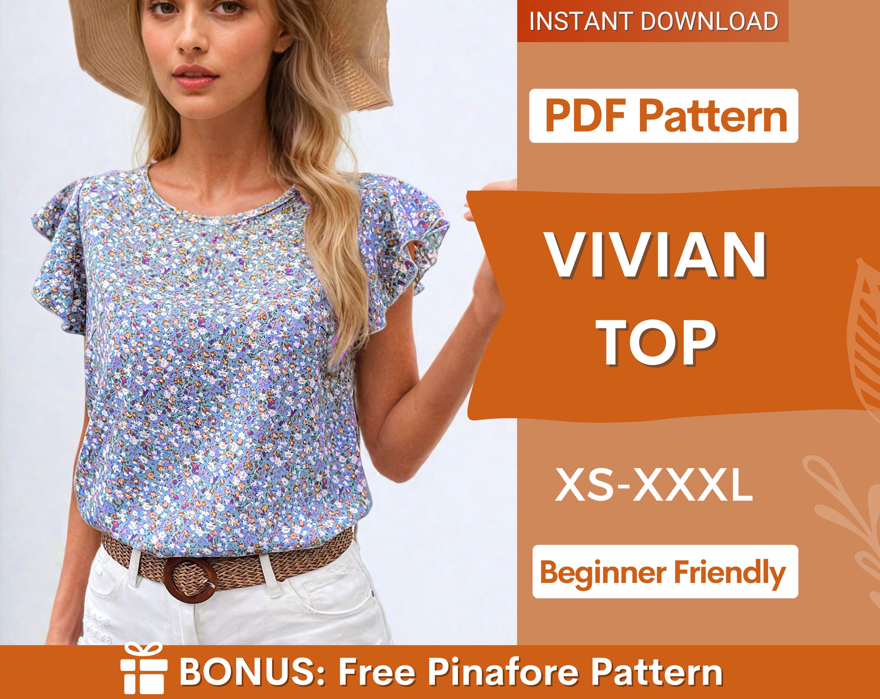 vivian top at indie pattern in USA