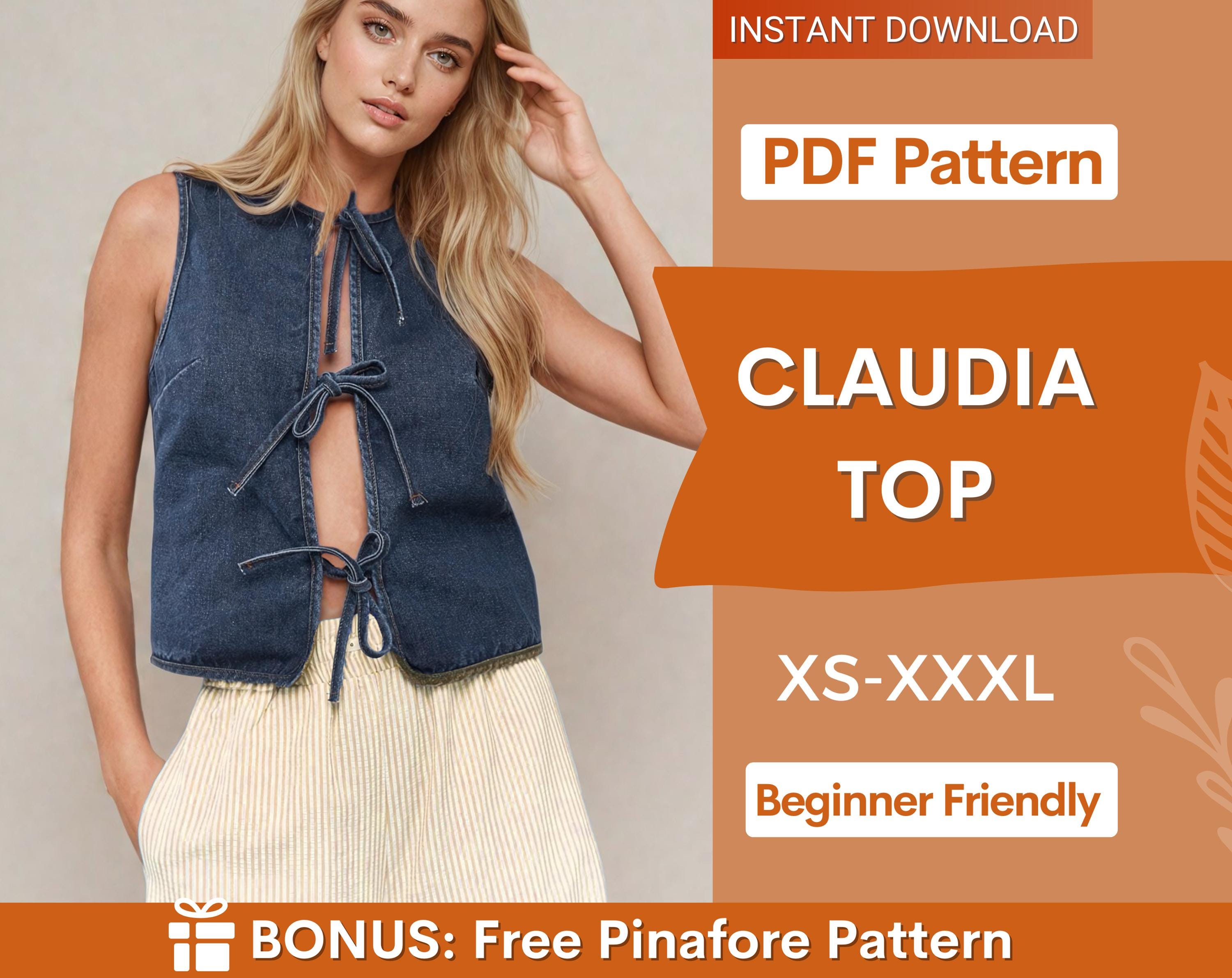 claudia top at indie pattern in USA