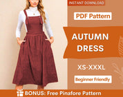 Autumn Dress at Indie Pattern in USA
