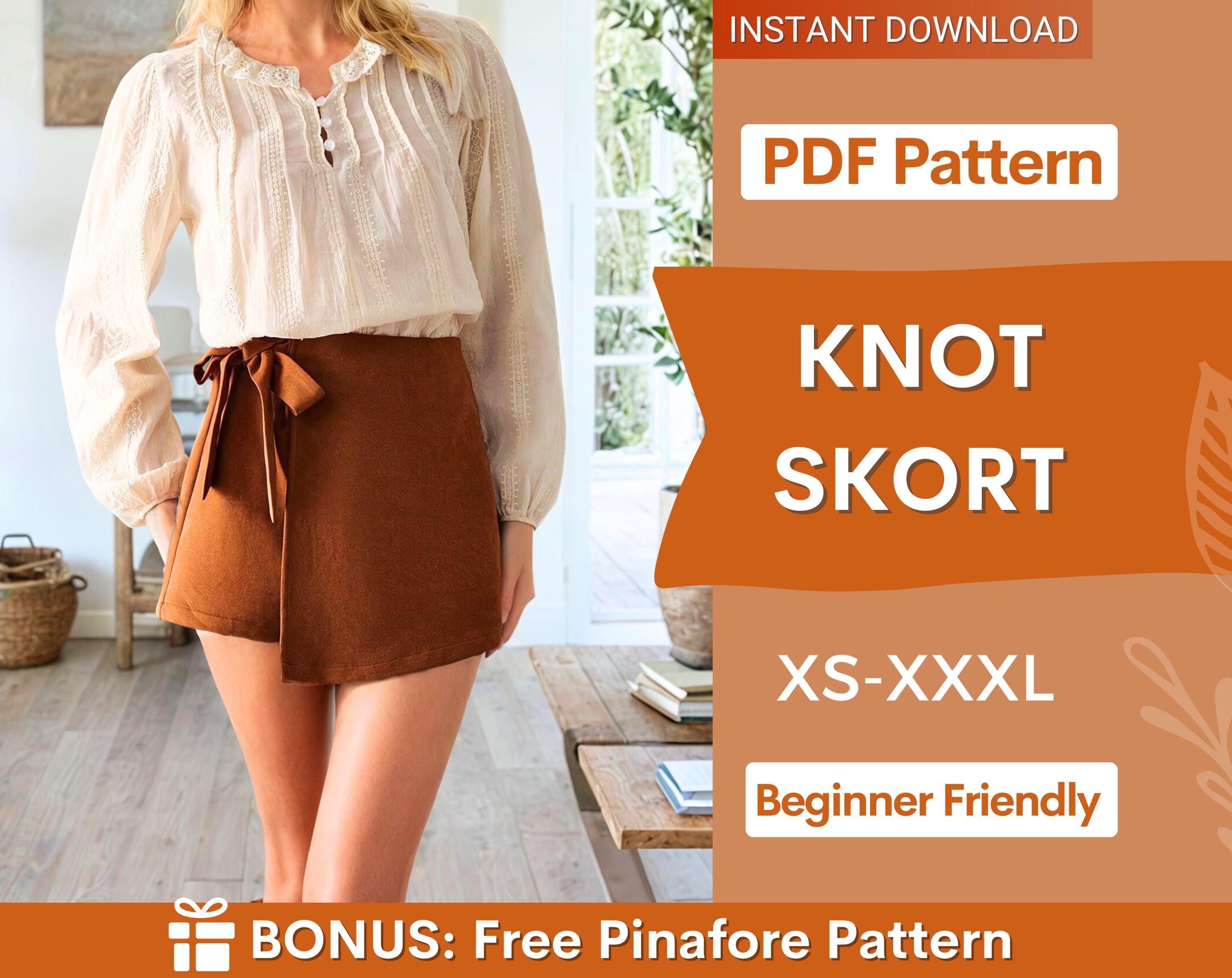 Knot Skort at Indie Pattern in USA
