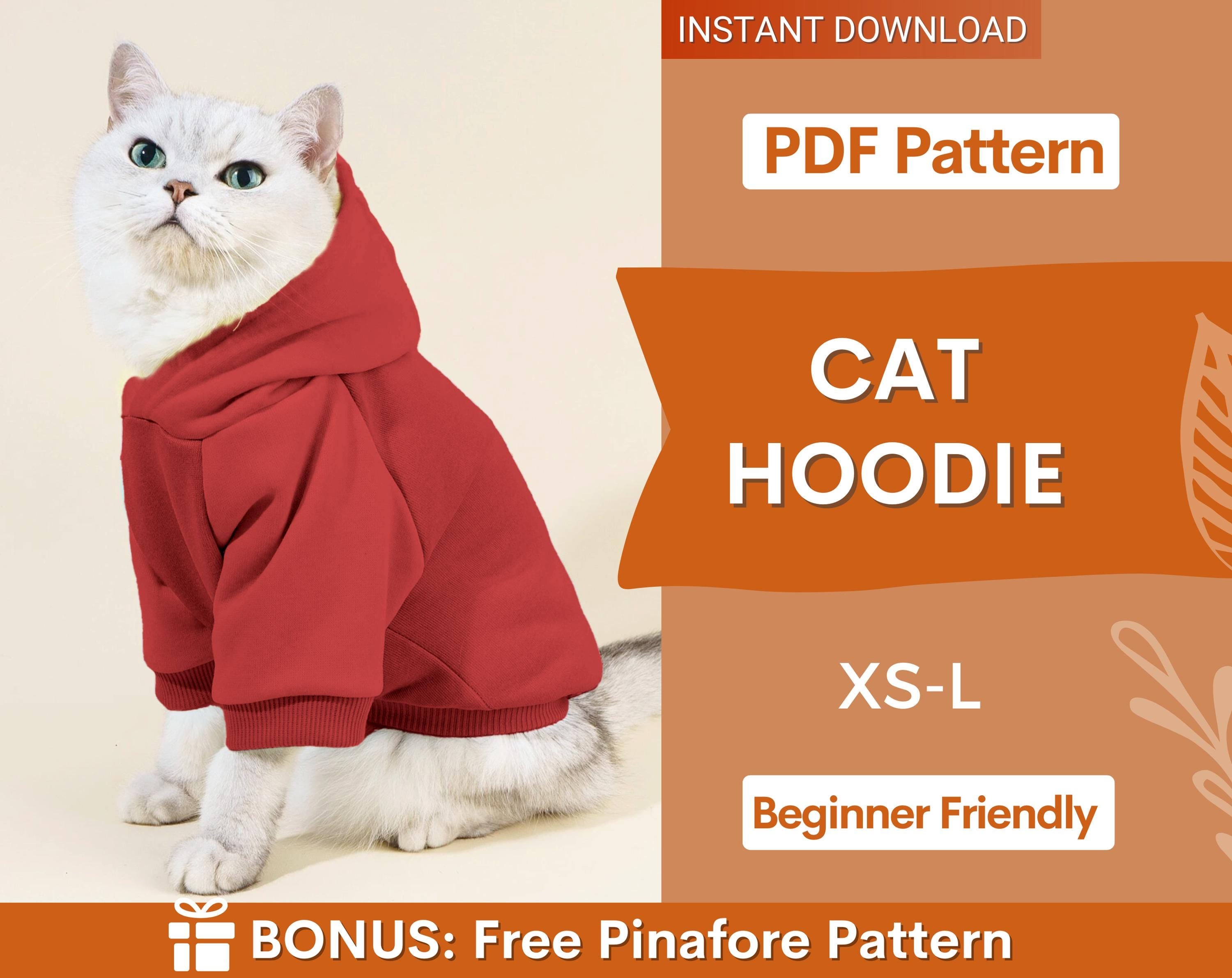 Cat Hoodie at Indie Pattern in USA
