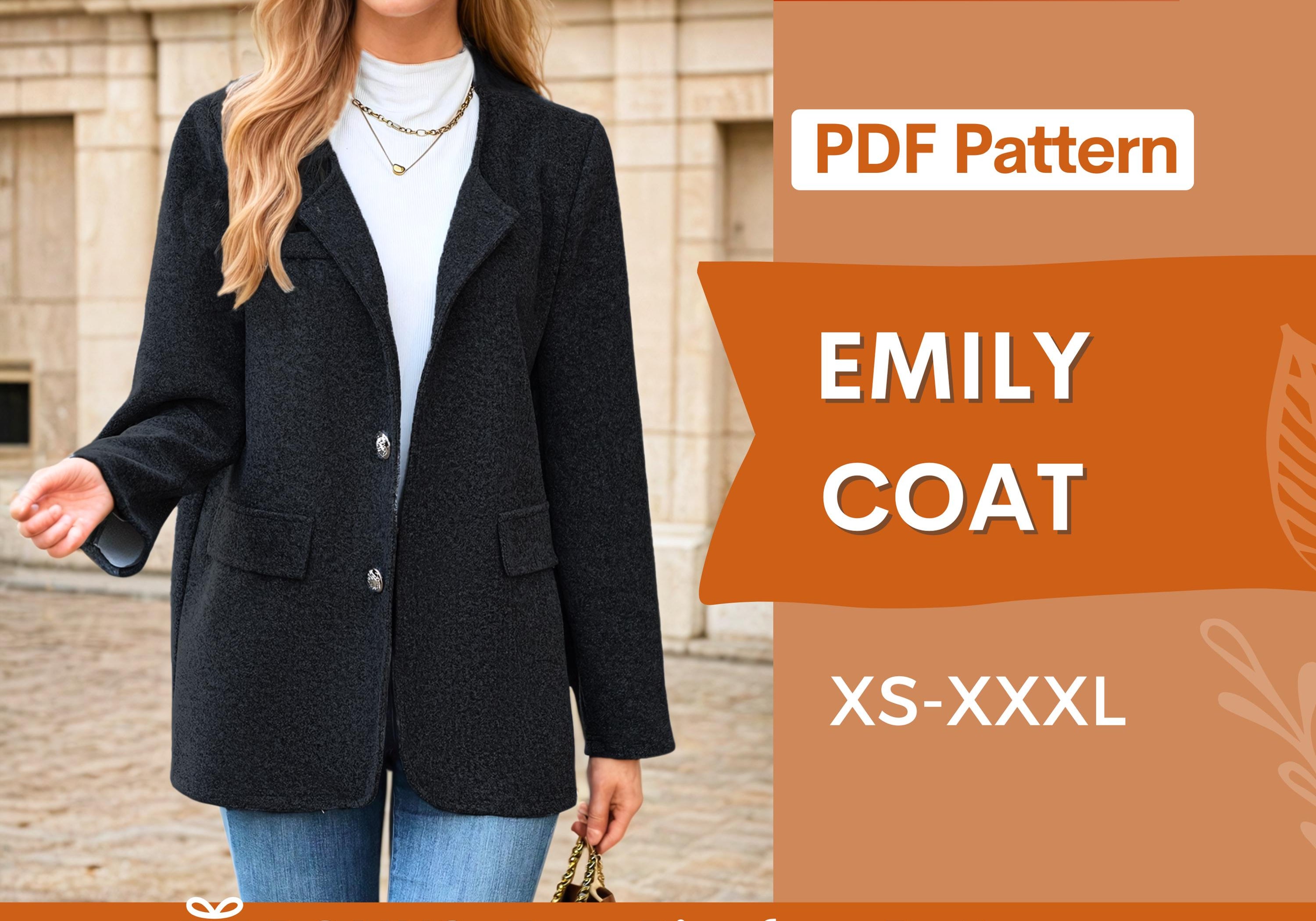emily coat at indie pattern in USA