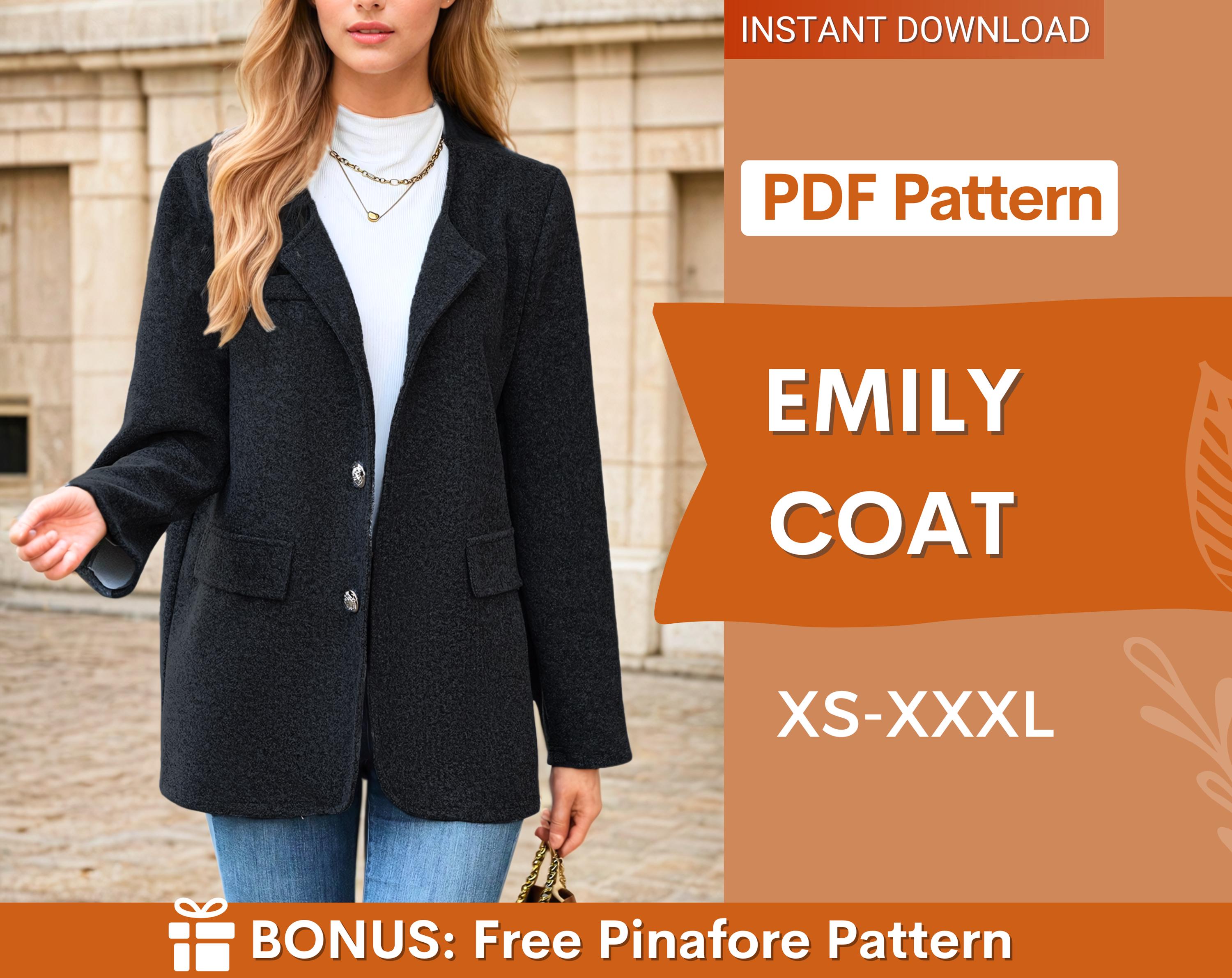 emily coat at indie pattern in USA