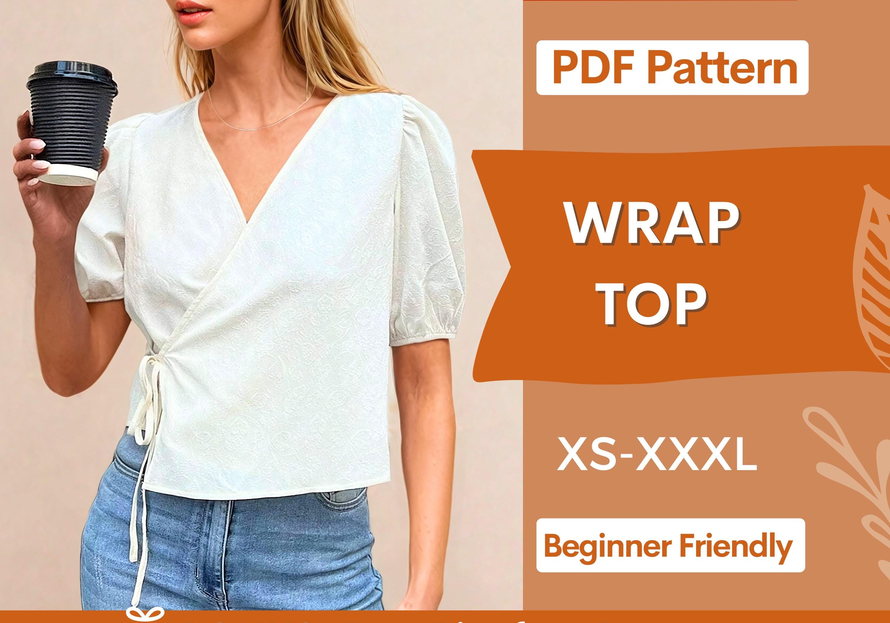 wrap top at indie pattern in USA