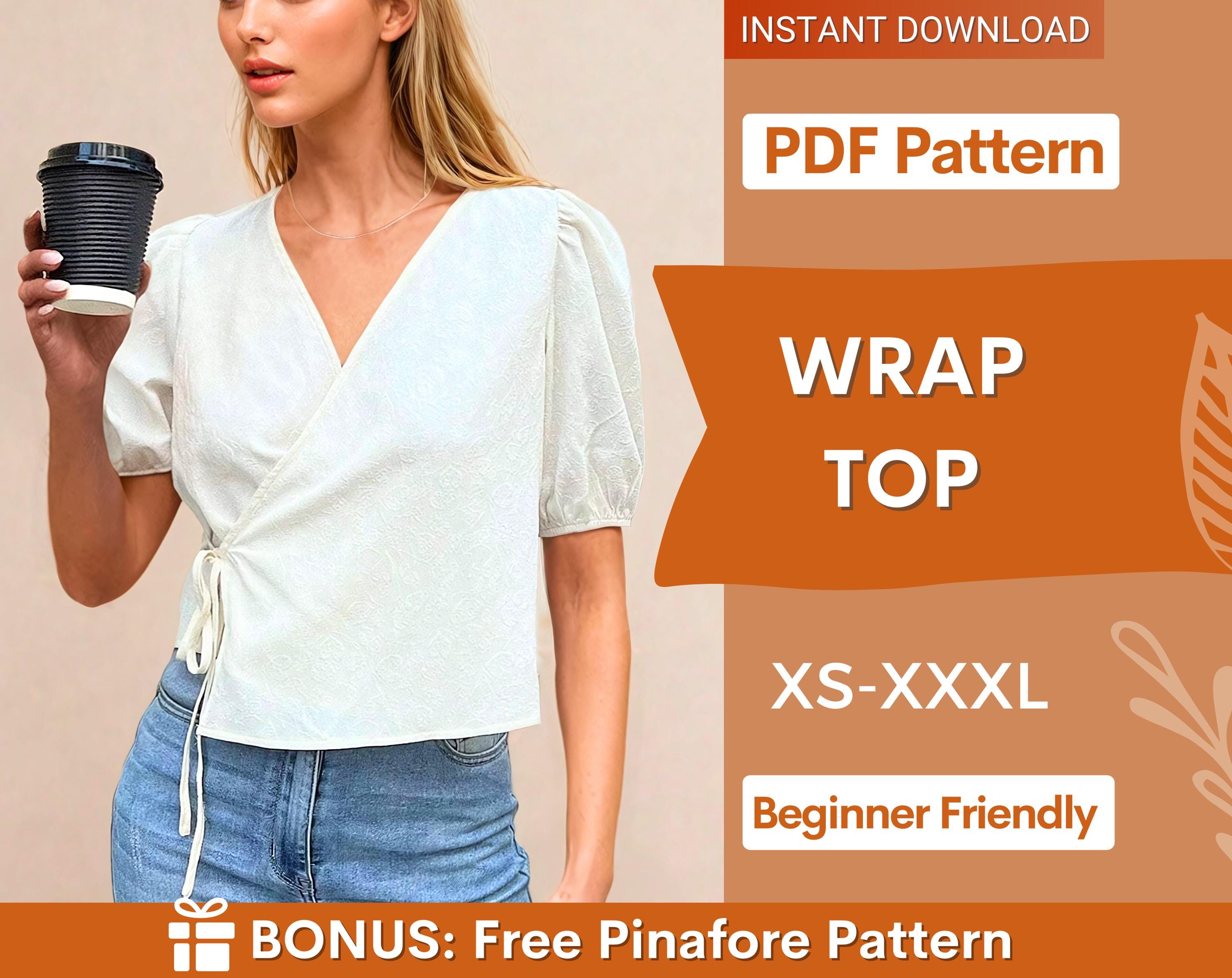 wrap top at indie pattern in USA