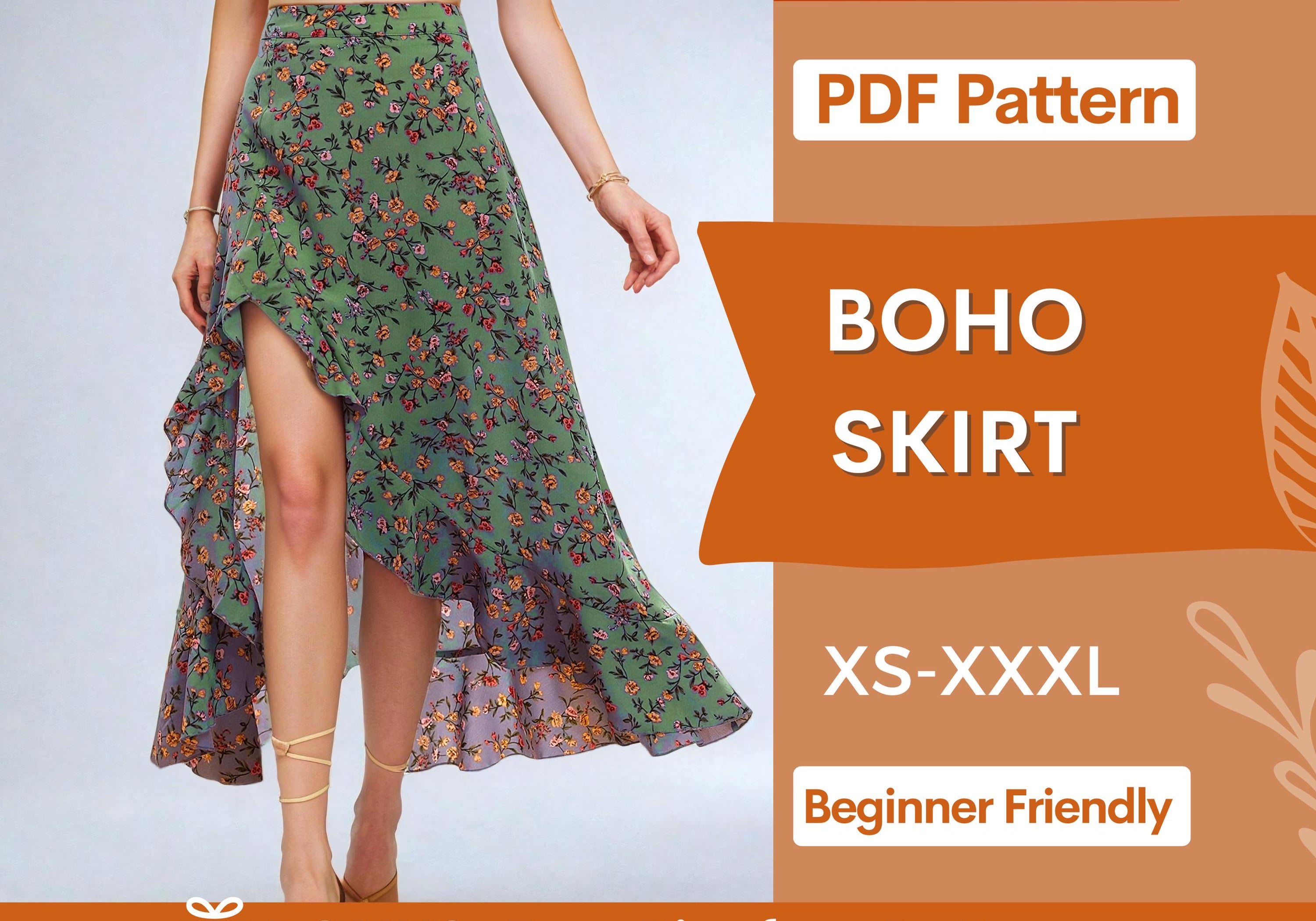 Boho Skirt  at  Indie Pattern in USA
