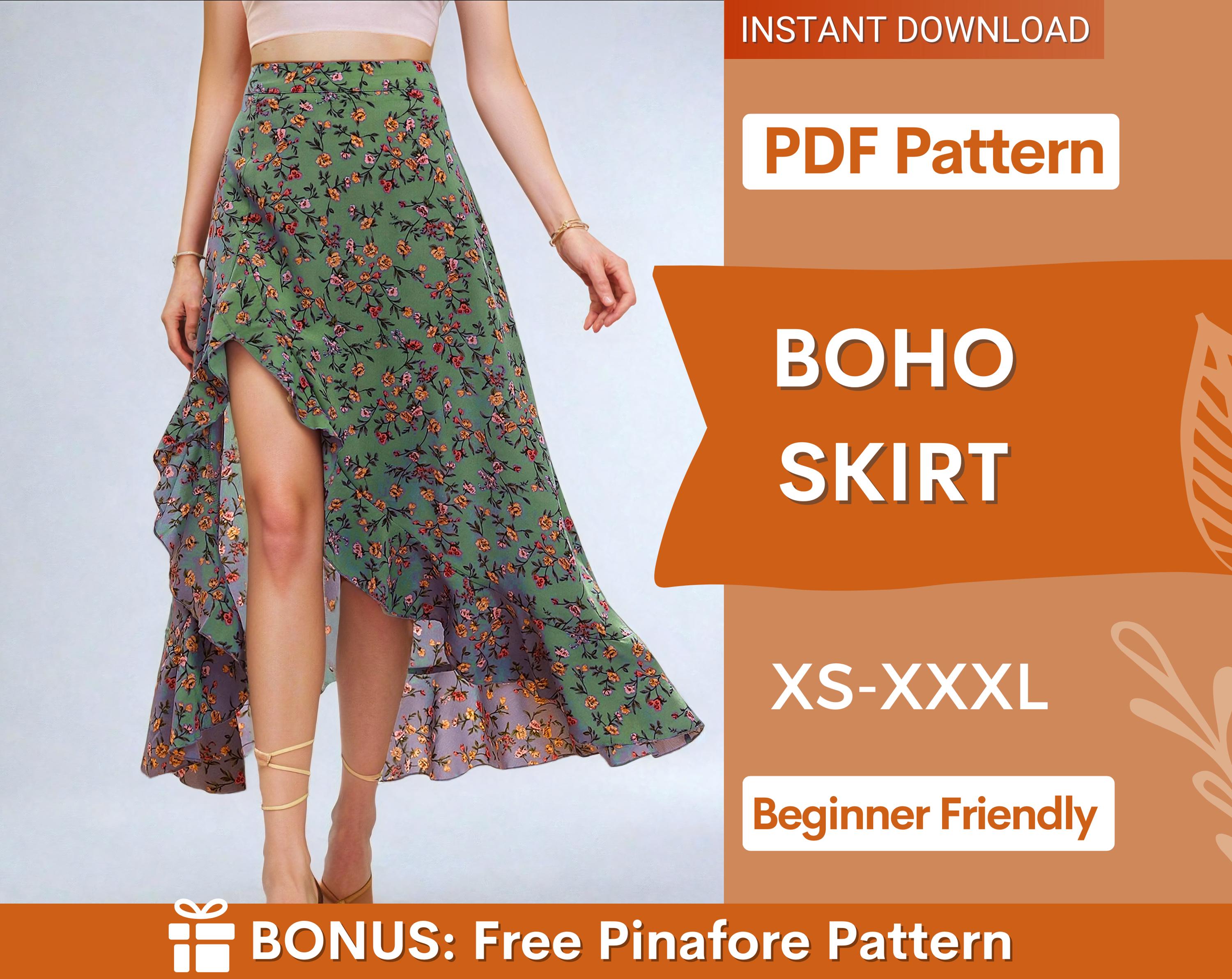 Boho Skirt  at  Indie Pattern in USA
