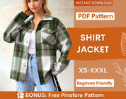 shirt jacket at indie pattern in USA