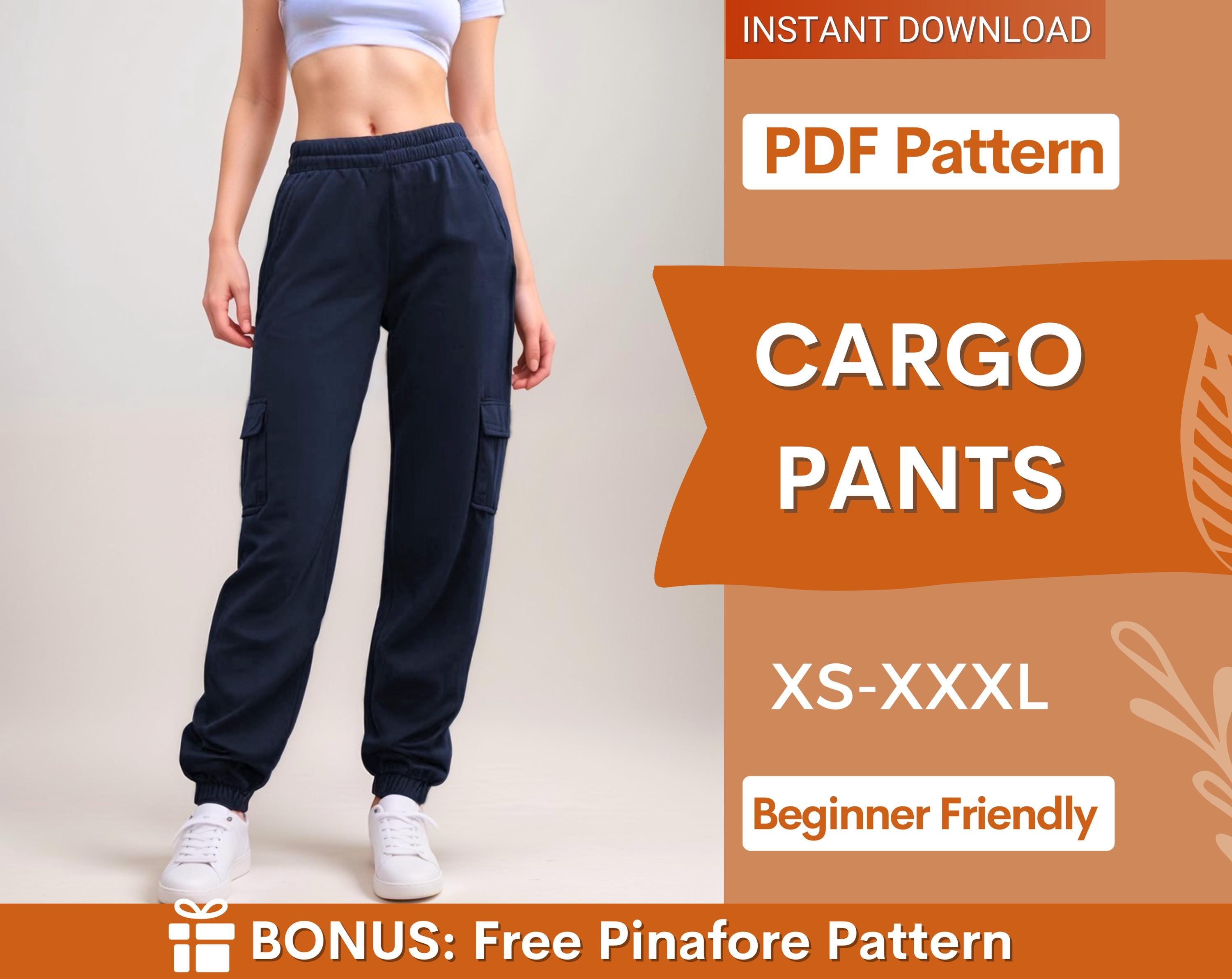 Cargo Pants Sewing Pattern – Stylish Trouser with Pockets