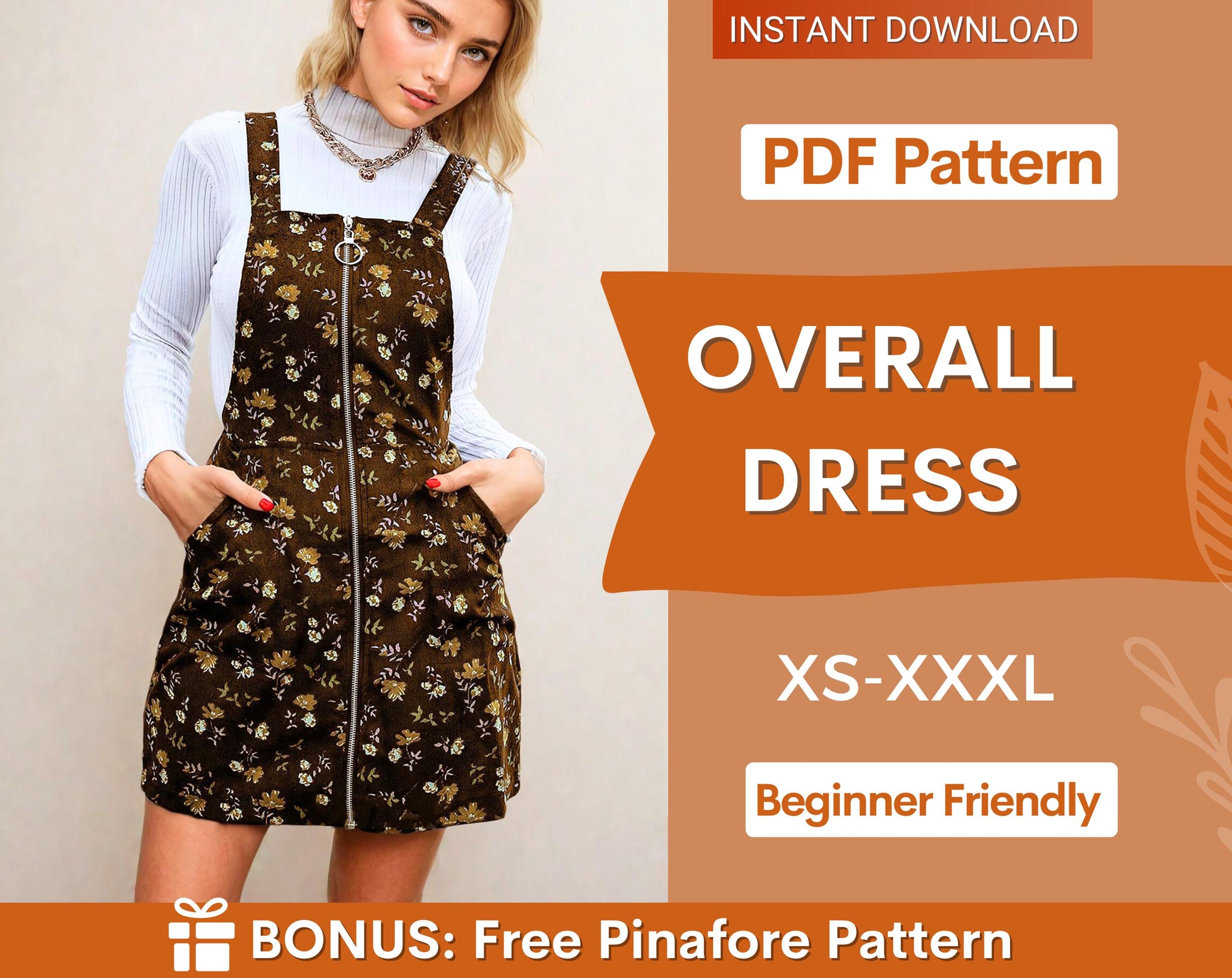 Overall Dress at Indie Pattern in USA
