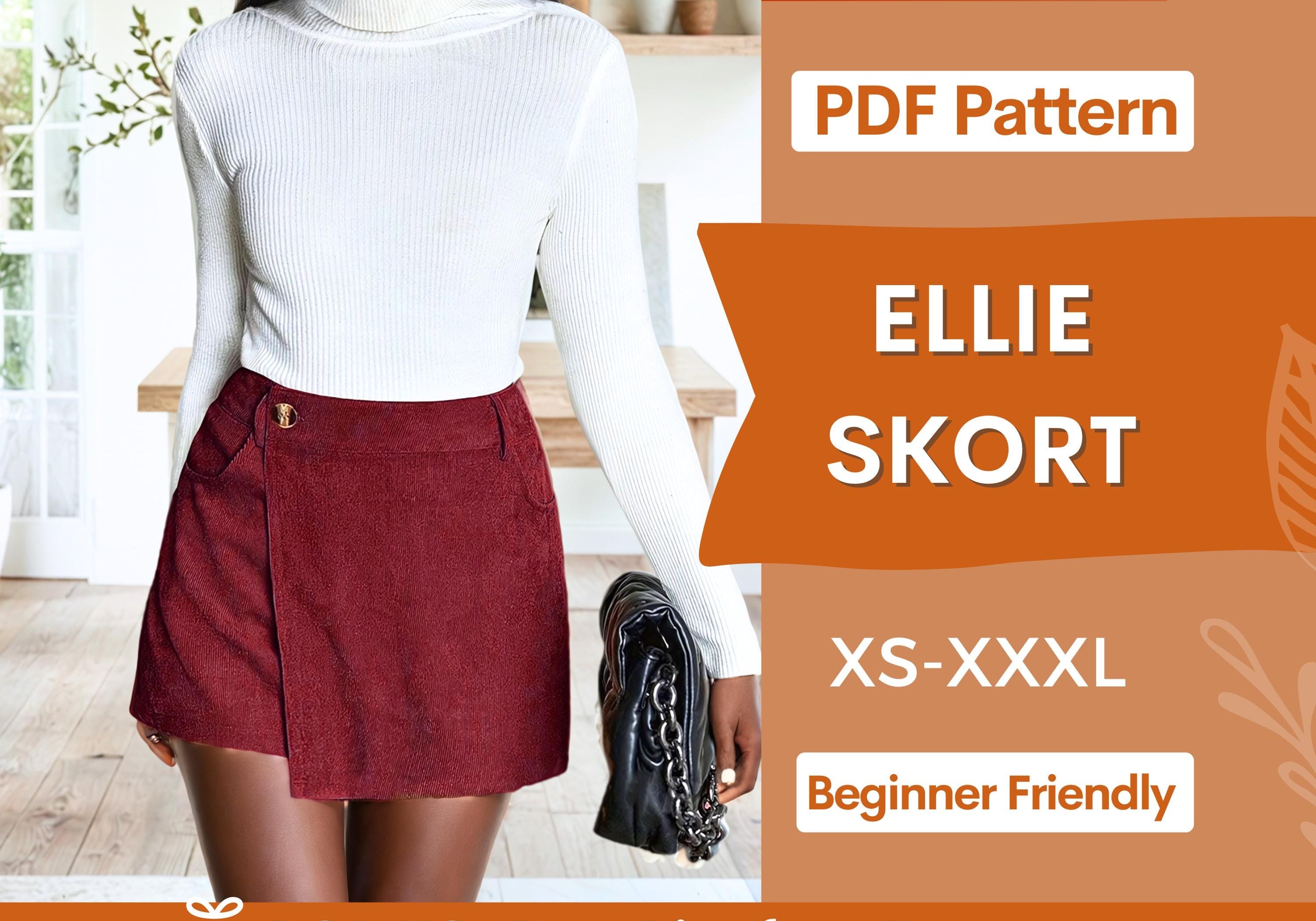 Elite  Skort at Indie Pattern in USA
