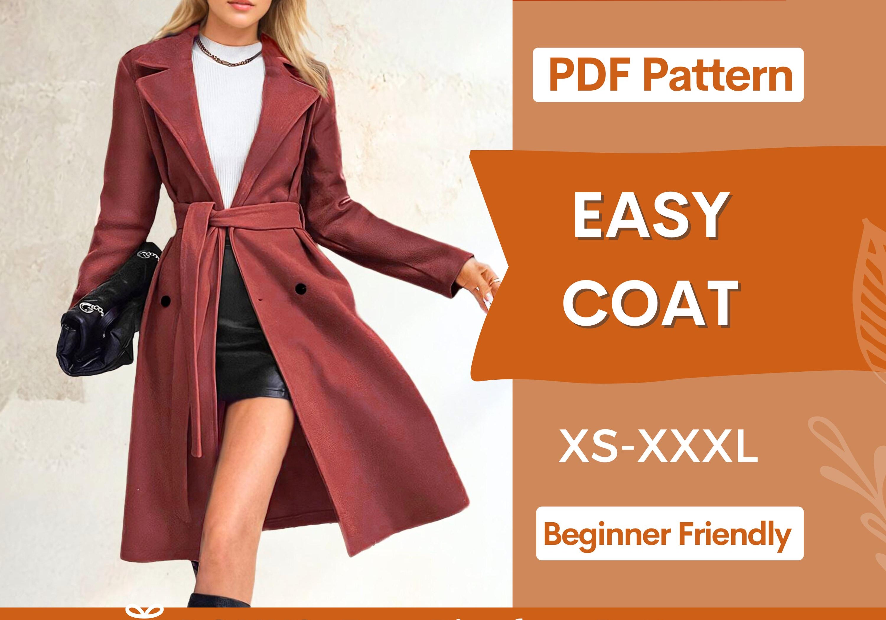 easy coat at indie pattern in USA