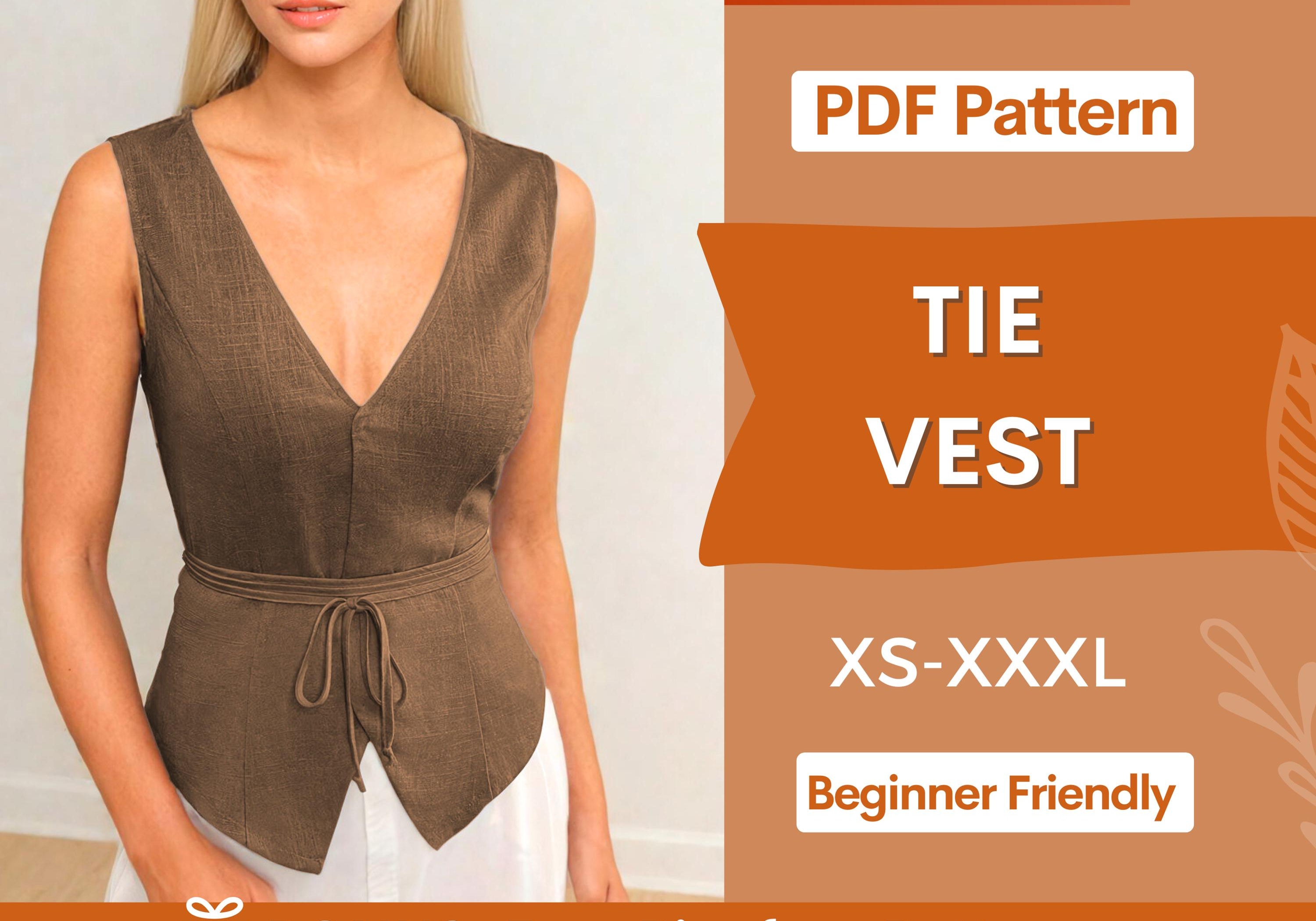 tie vest at indie pattern in USA
