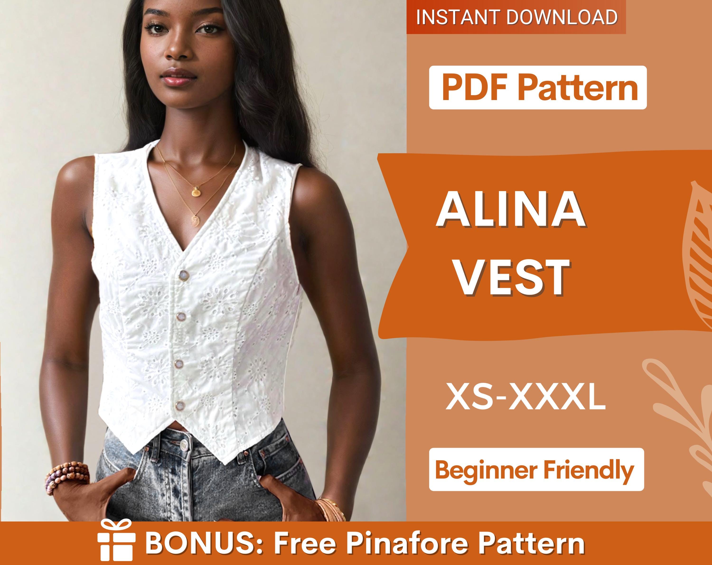 alina vest at indie pattern in USA