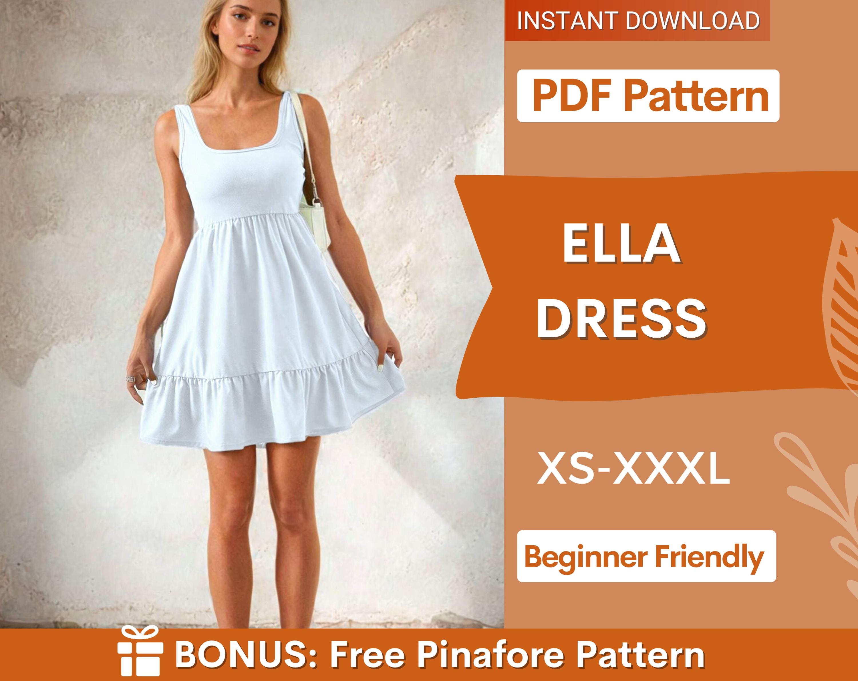 Ella  dress Indie Pattern in USA
