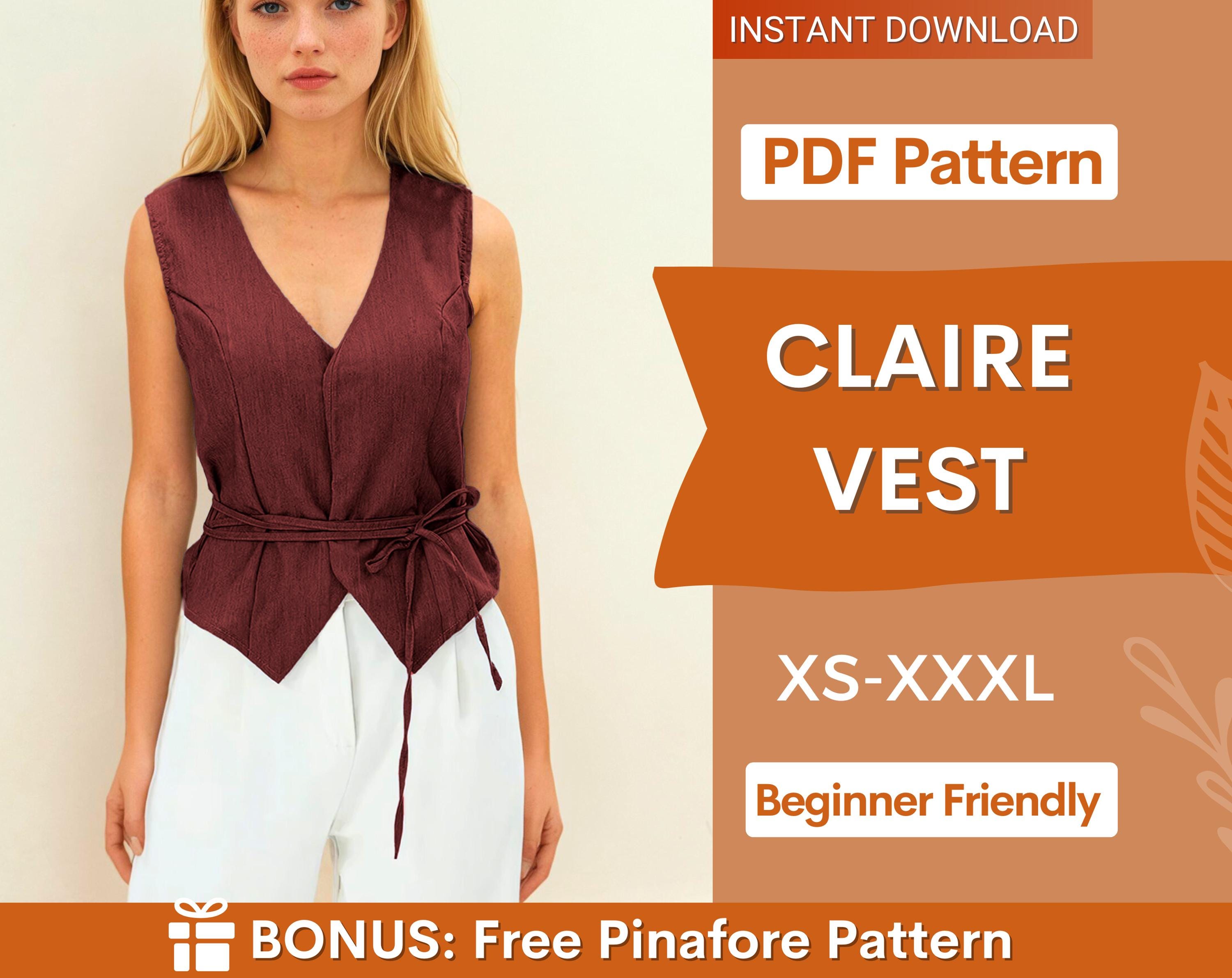 CLAIRE VEST AT INDIE PATTERN IN USA