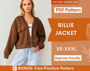 billie jacket at indie pattern in USA