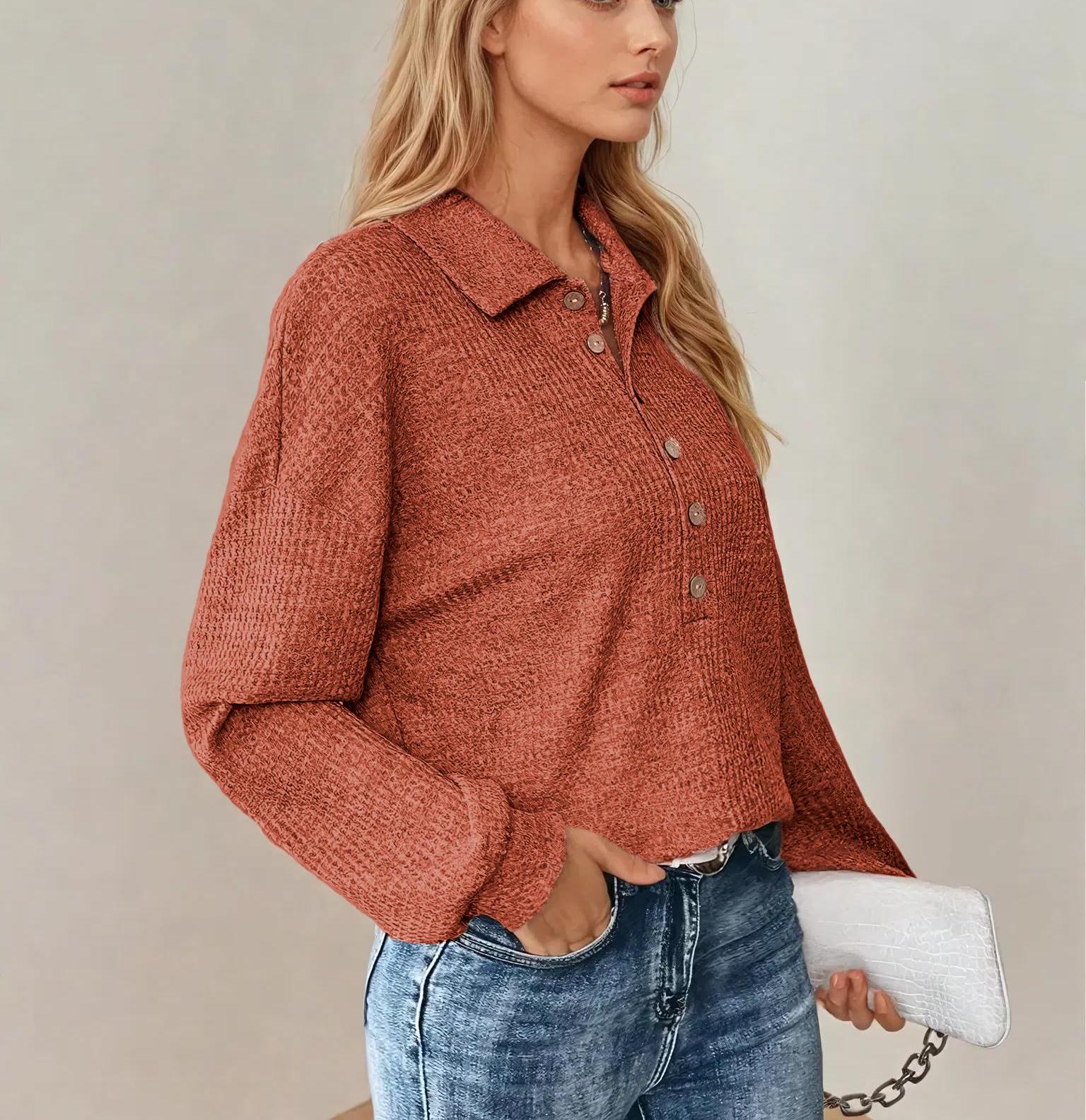 Rosie Sweater Sewing Pattern - Puff Sleeve Sweatshirt for Women