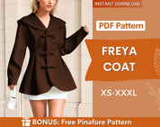 Freya Coat Indie Pattern in USA
