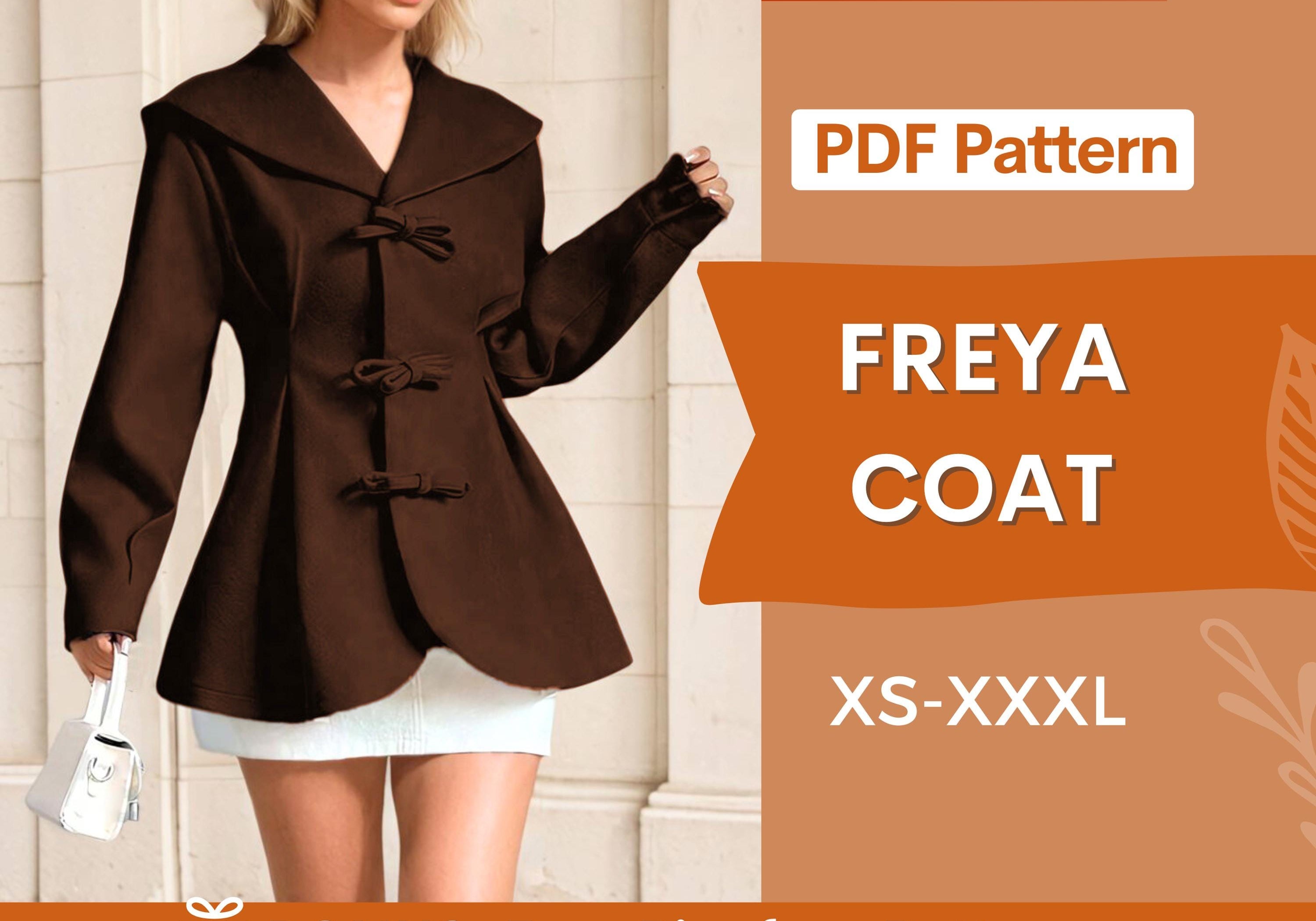 Freya Coat Indie Pattern in USA
