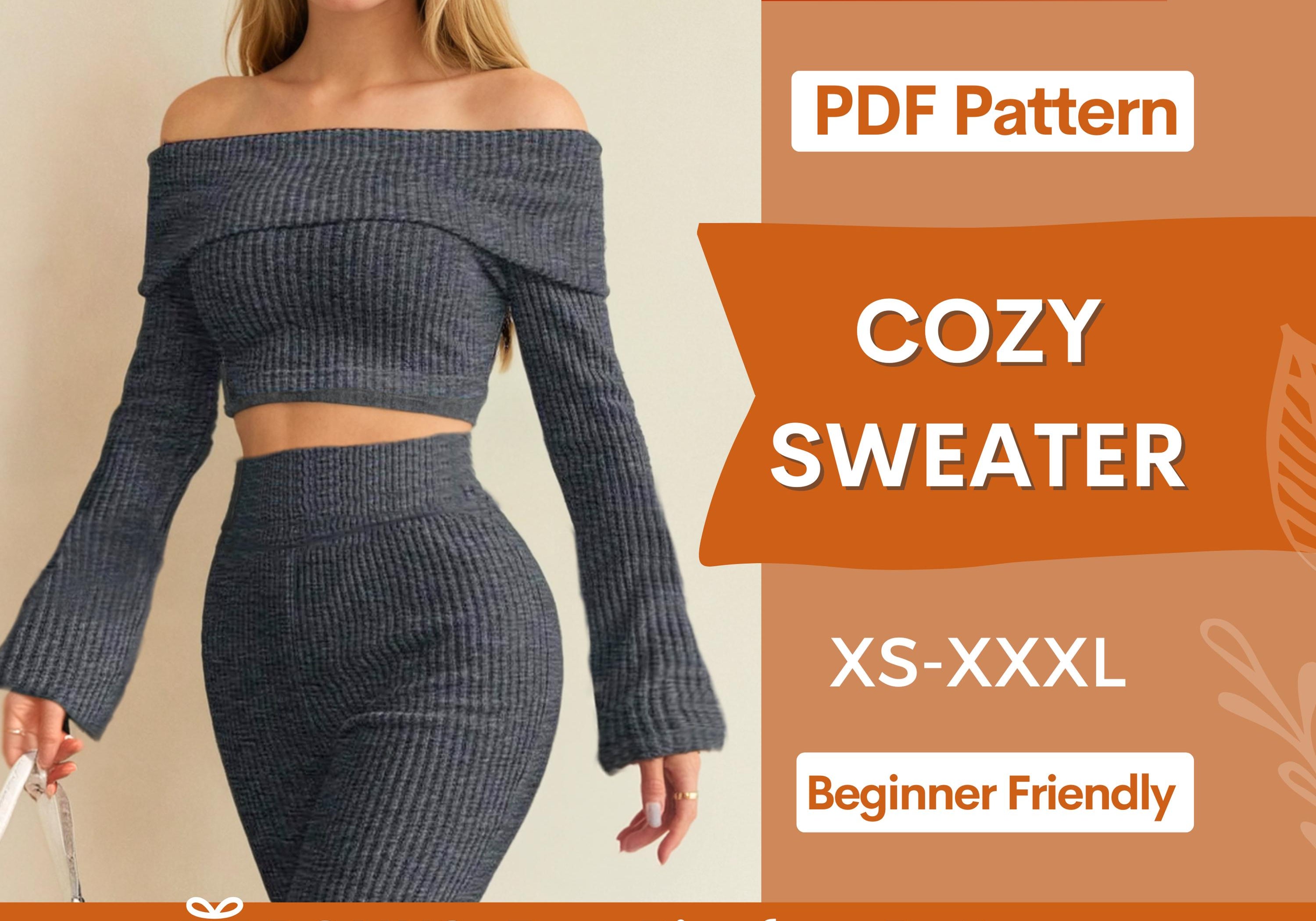 COZY SWEATER AT indie pattern in usa