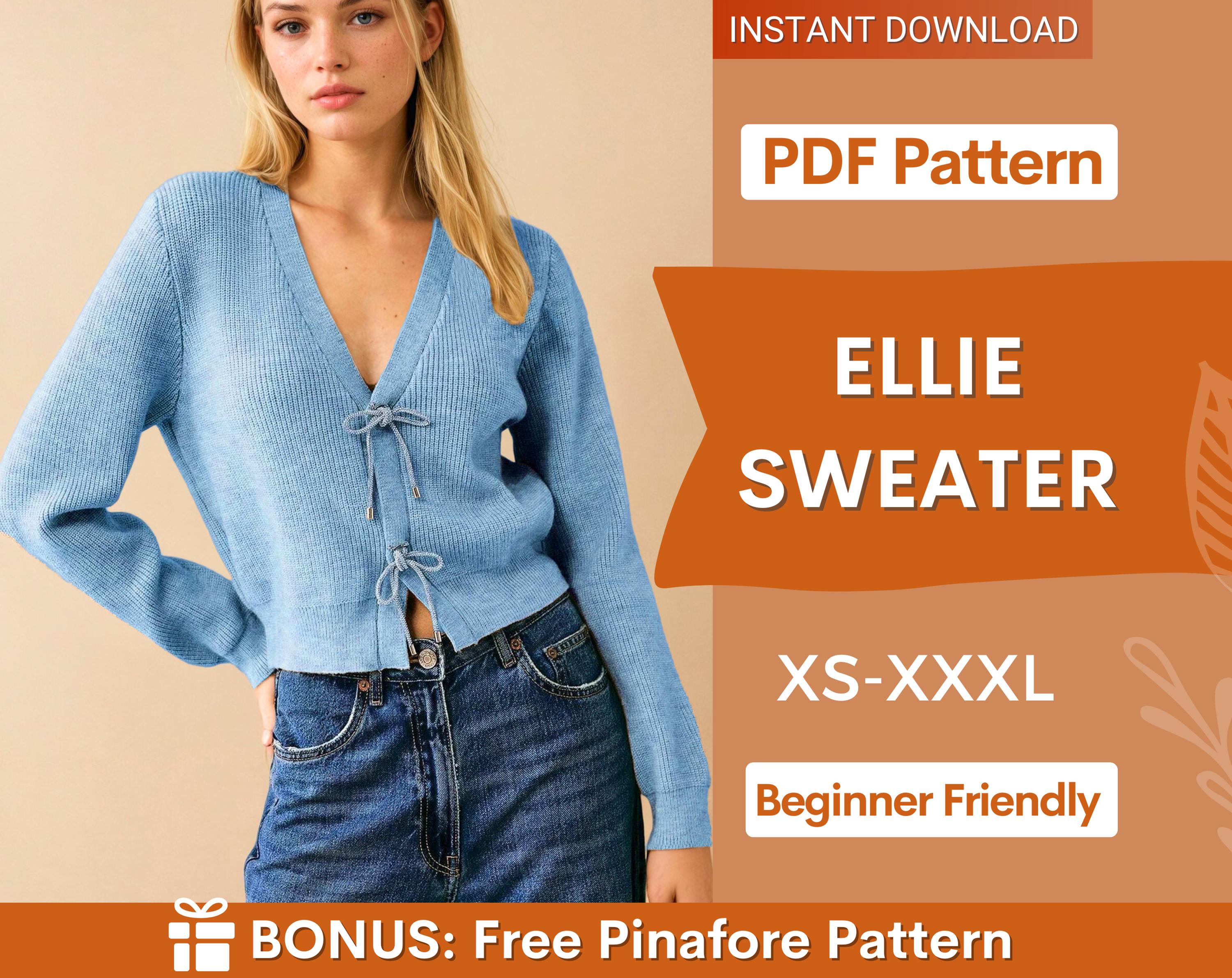 Ellie sweater at indie pattern in USA