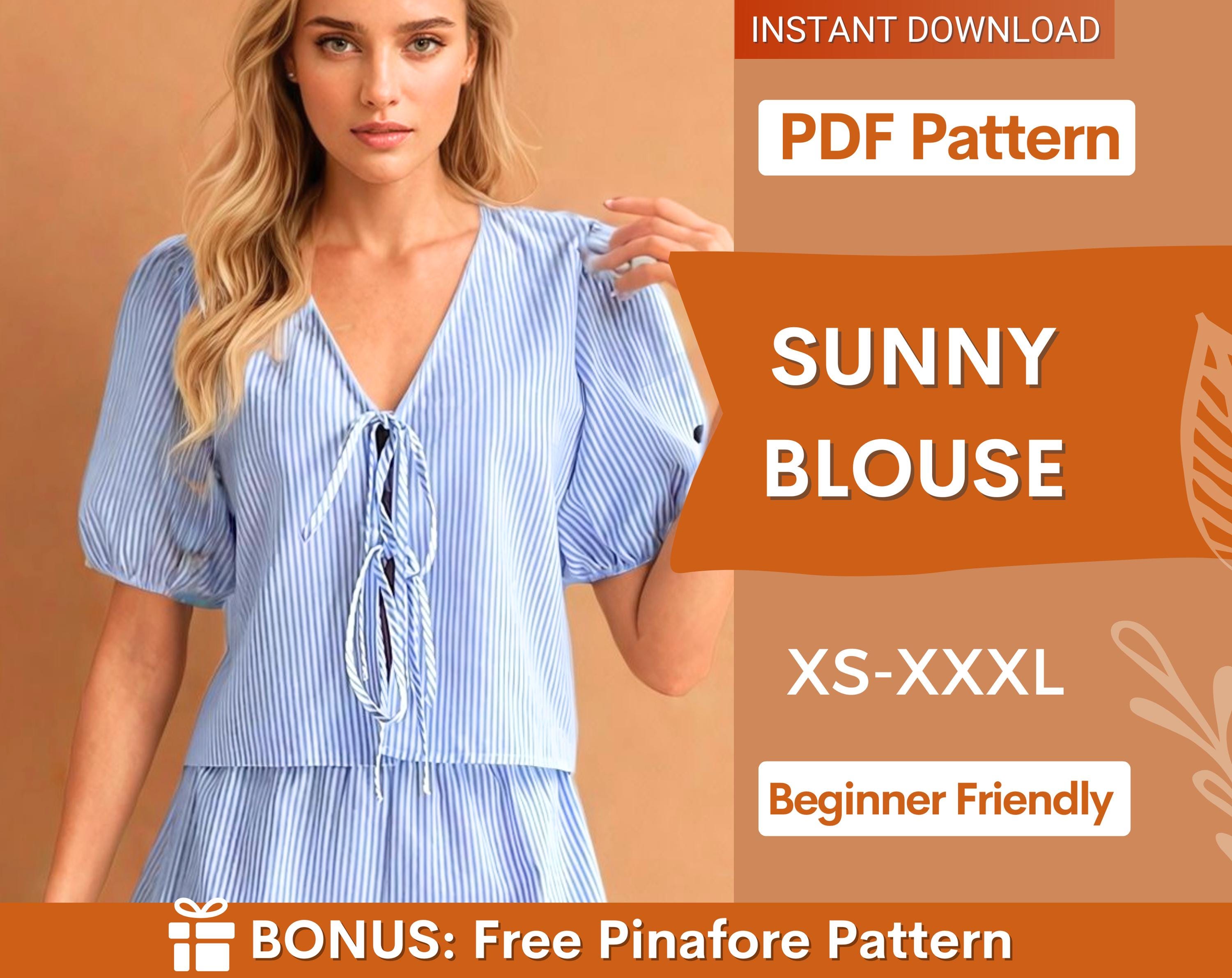 Sunny blouse at INDIE PATTERN IN USA