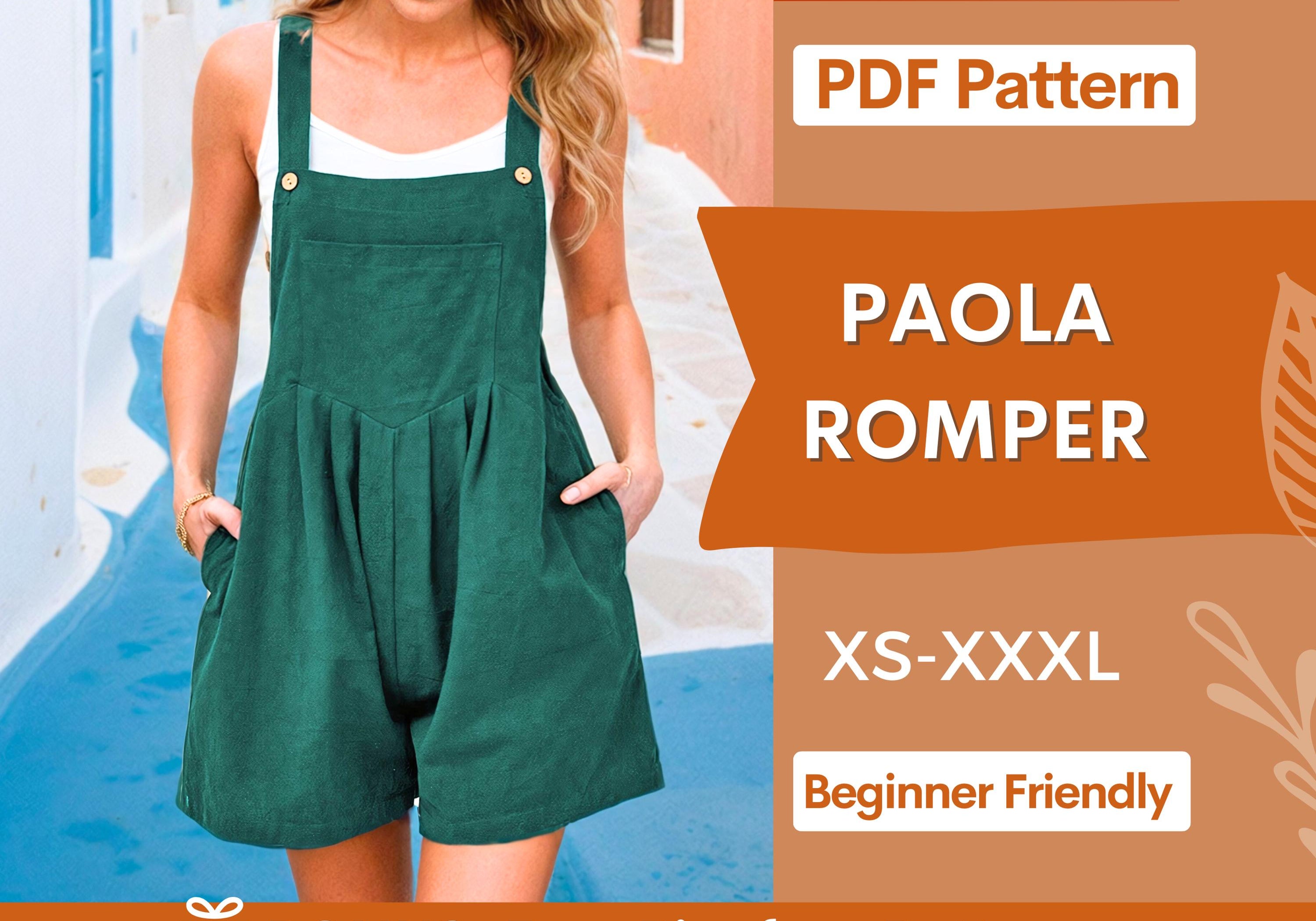 Paola Romper at Indie Pattern in USA
