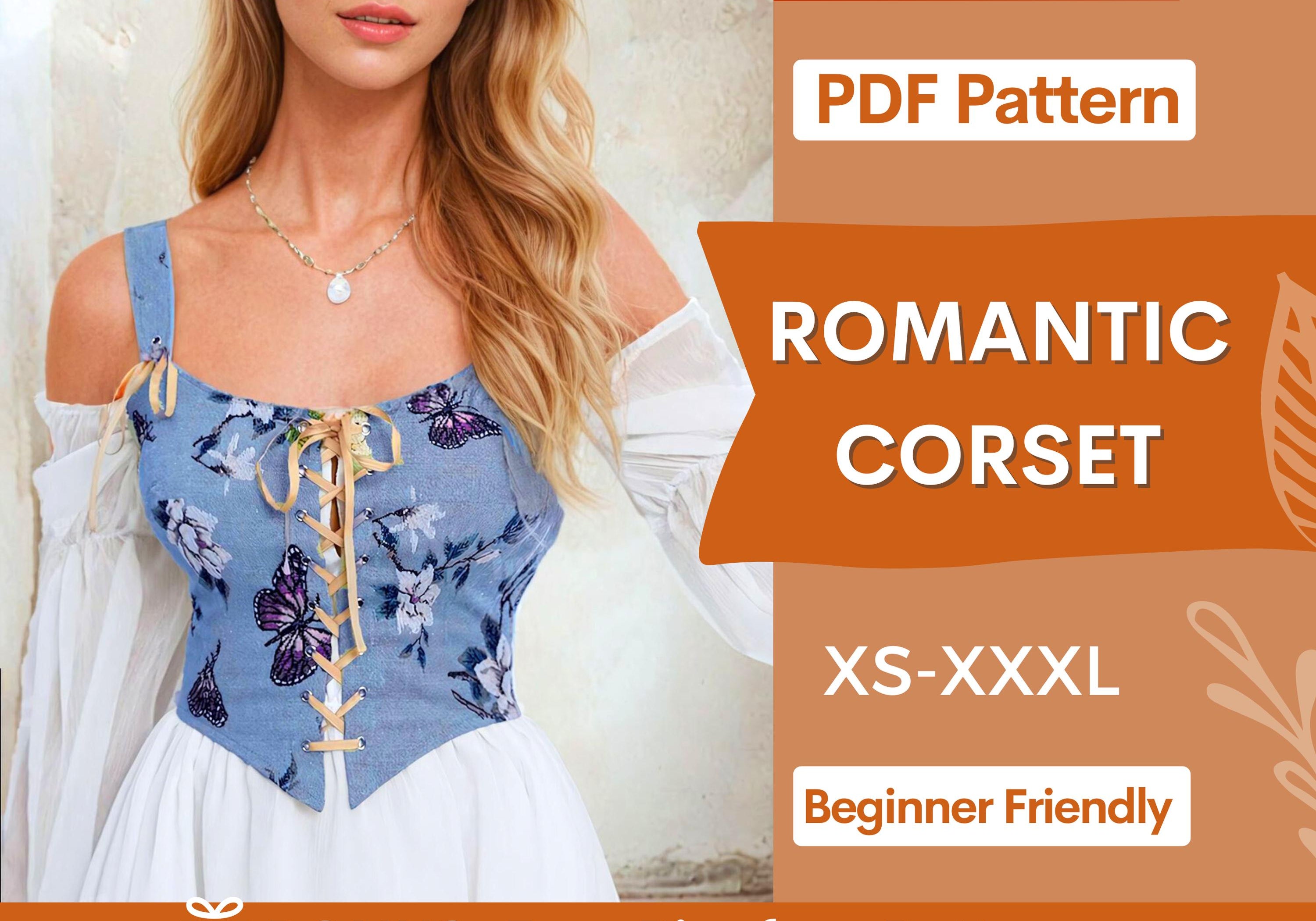 romantic corset at indie pattern in USA