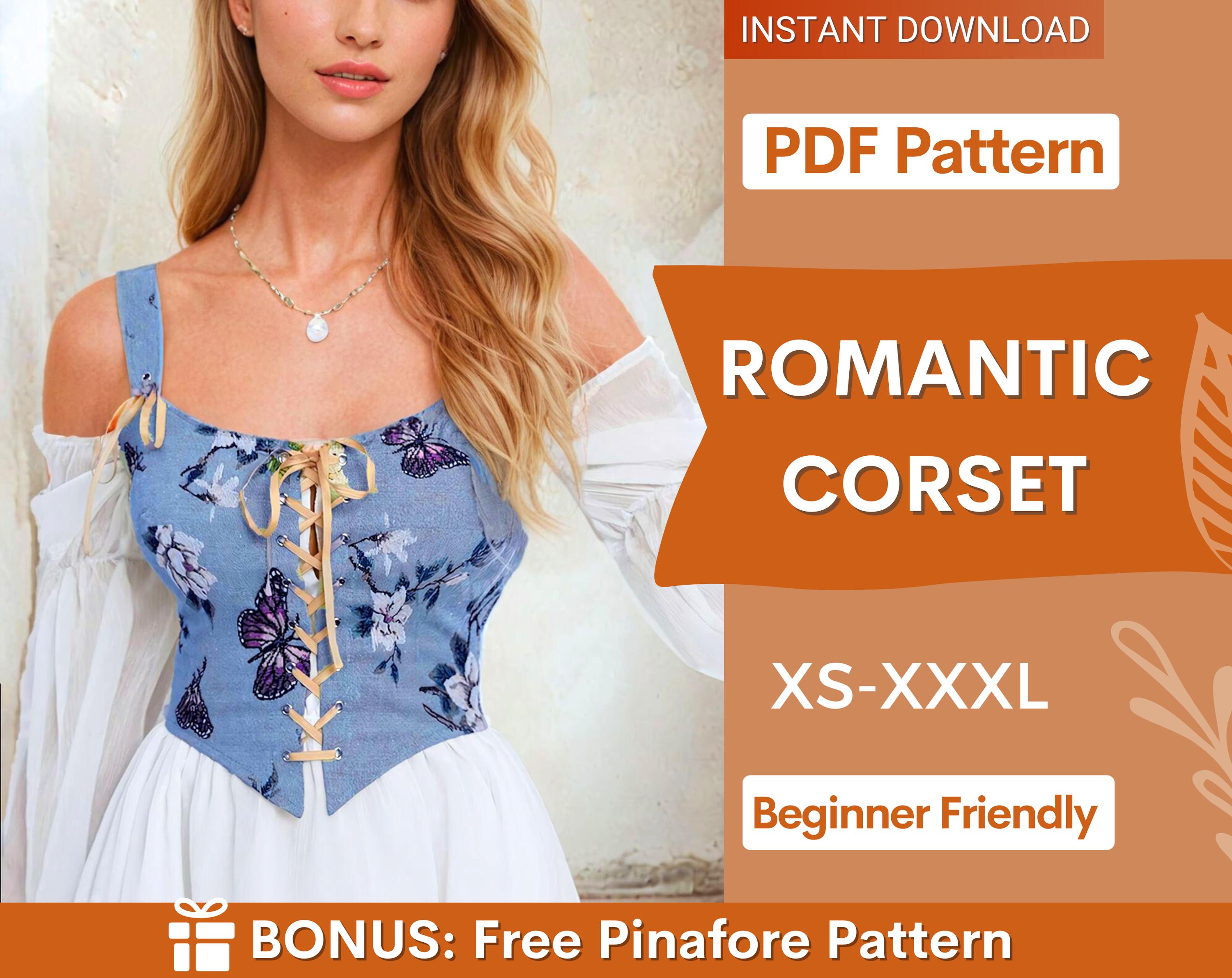 romantic corset at indie pattern in USA