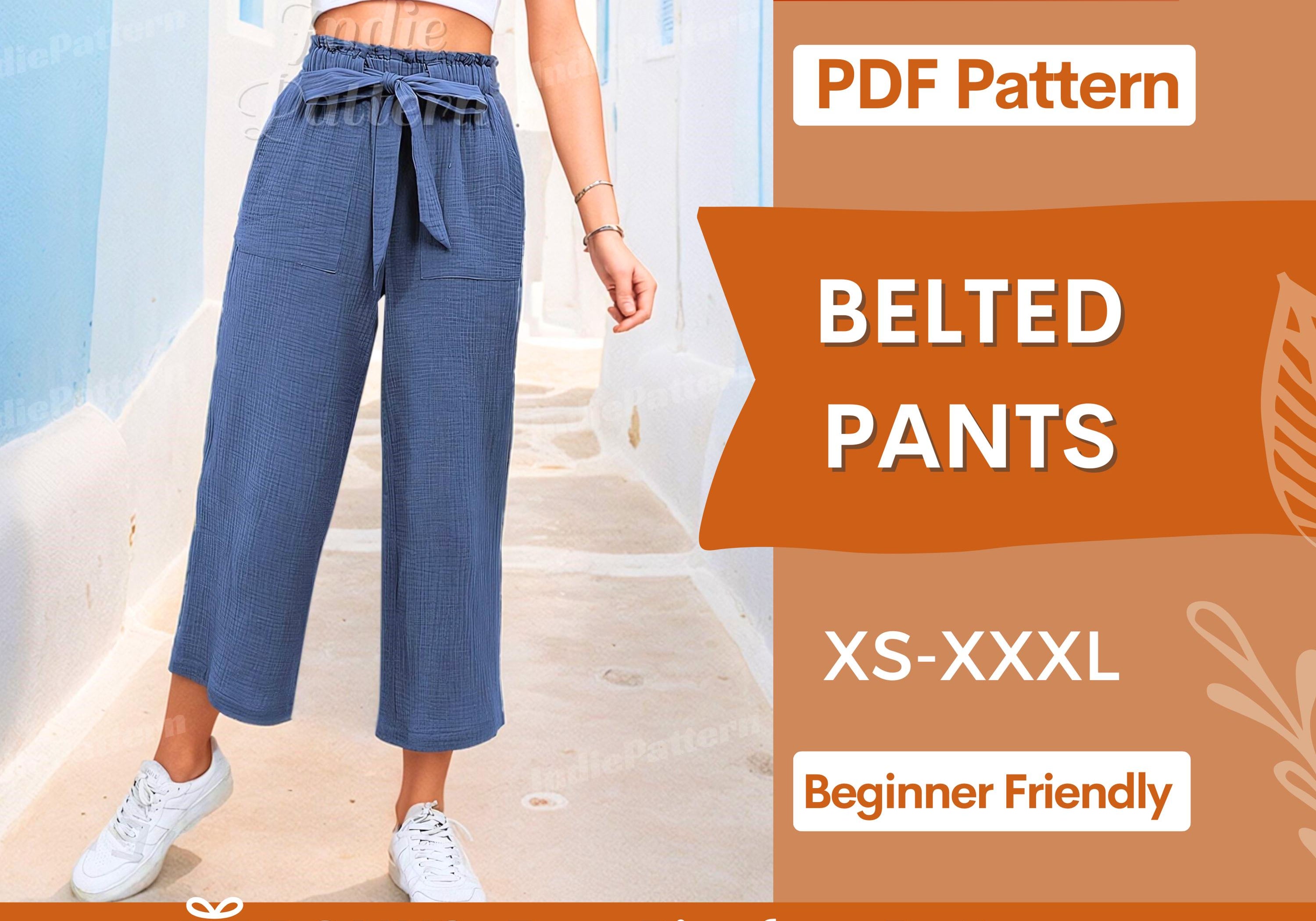 Belted Pants at Indie Pattern in USA
