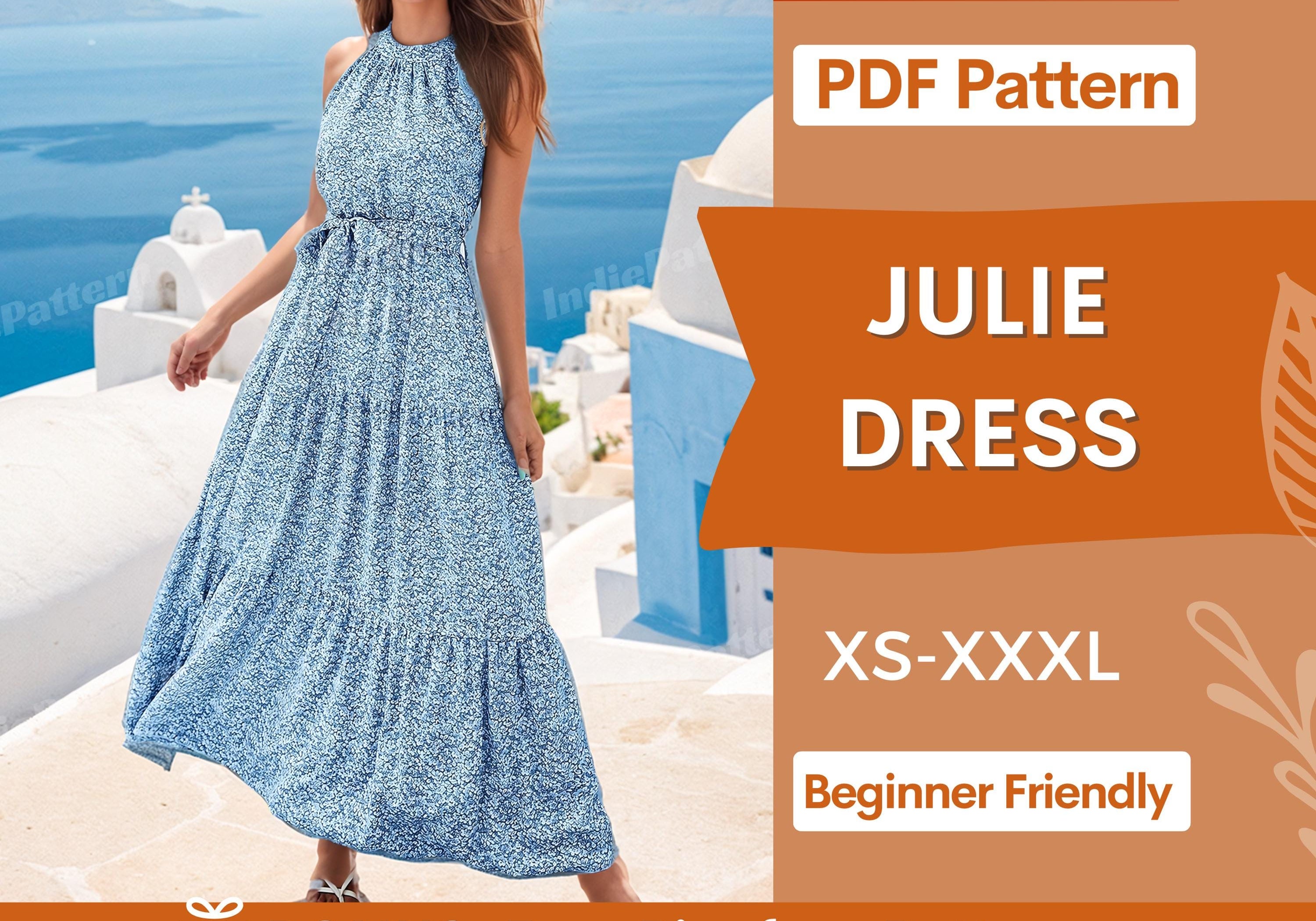 Julie Dress Indie Pattern in USA
