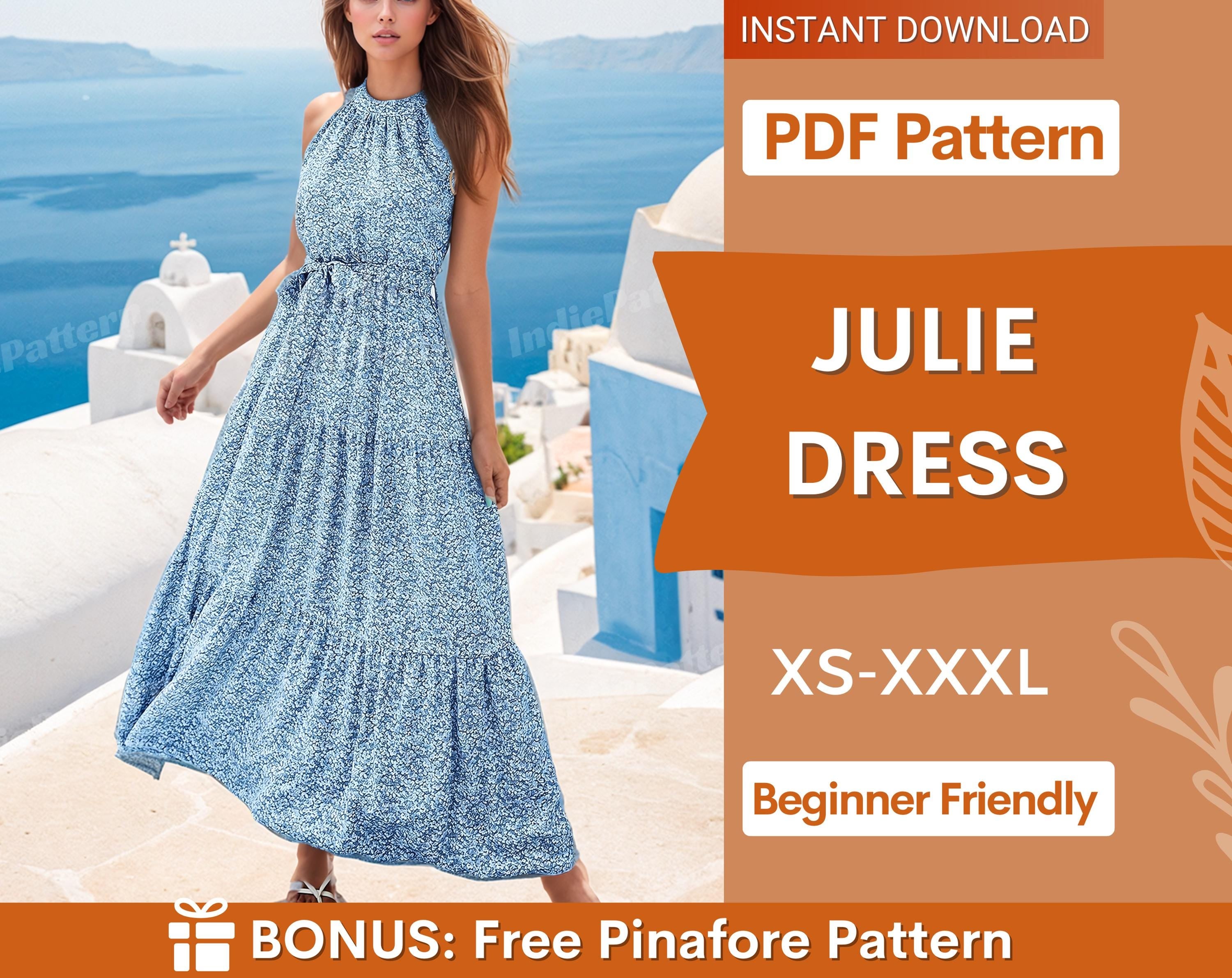 Julie Dress Indie Pattern in USA
