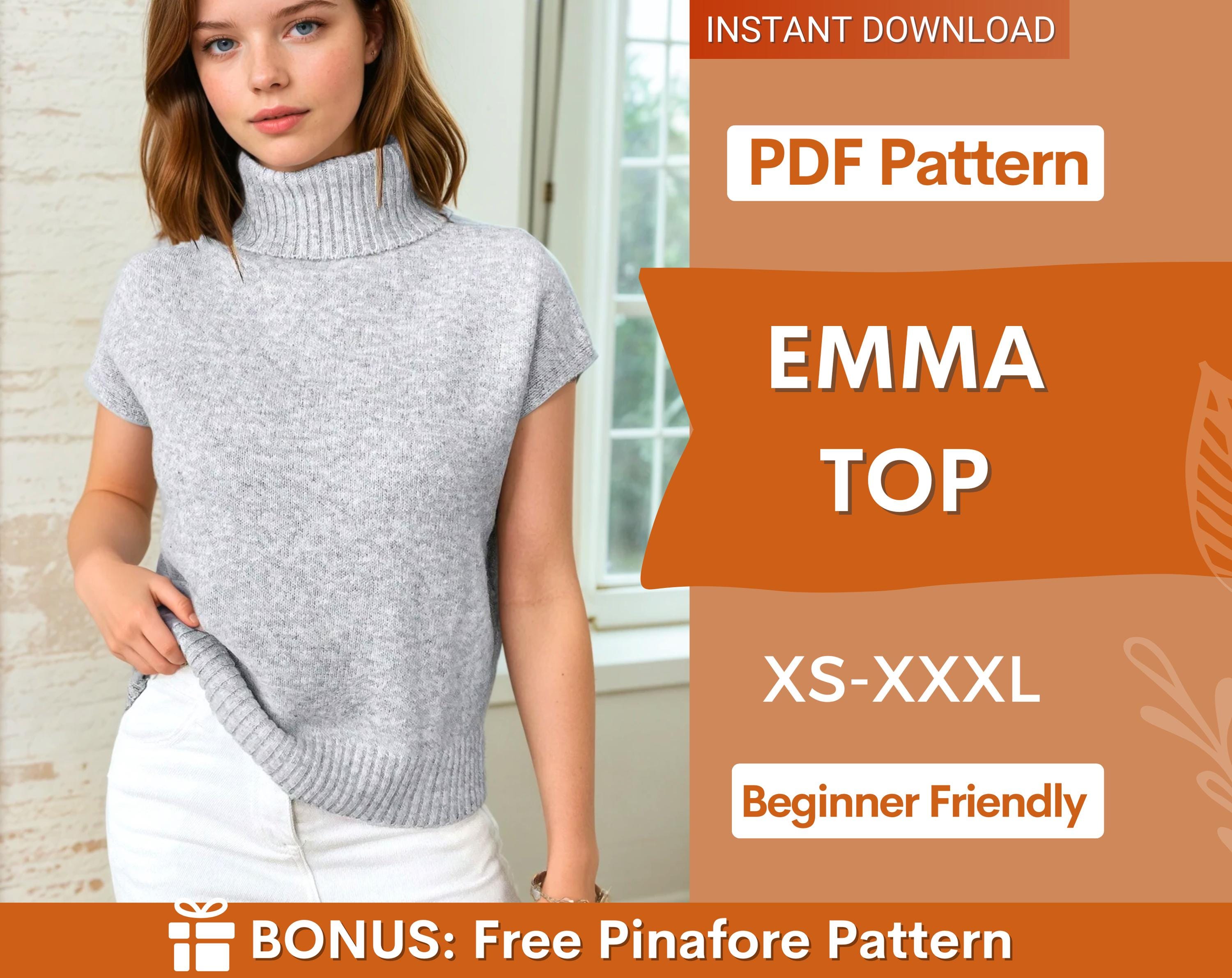 emma top at indie pattern in USA