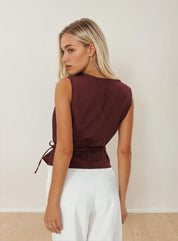 CLAIRE VEST AT INDIE PATTERN IN USA