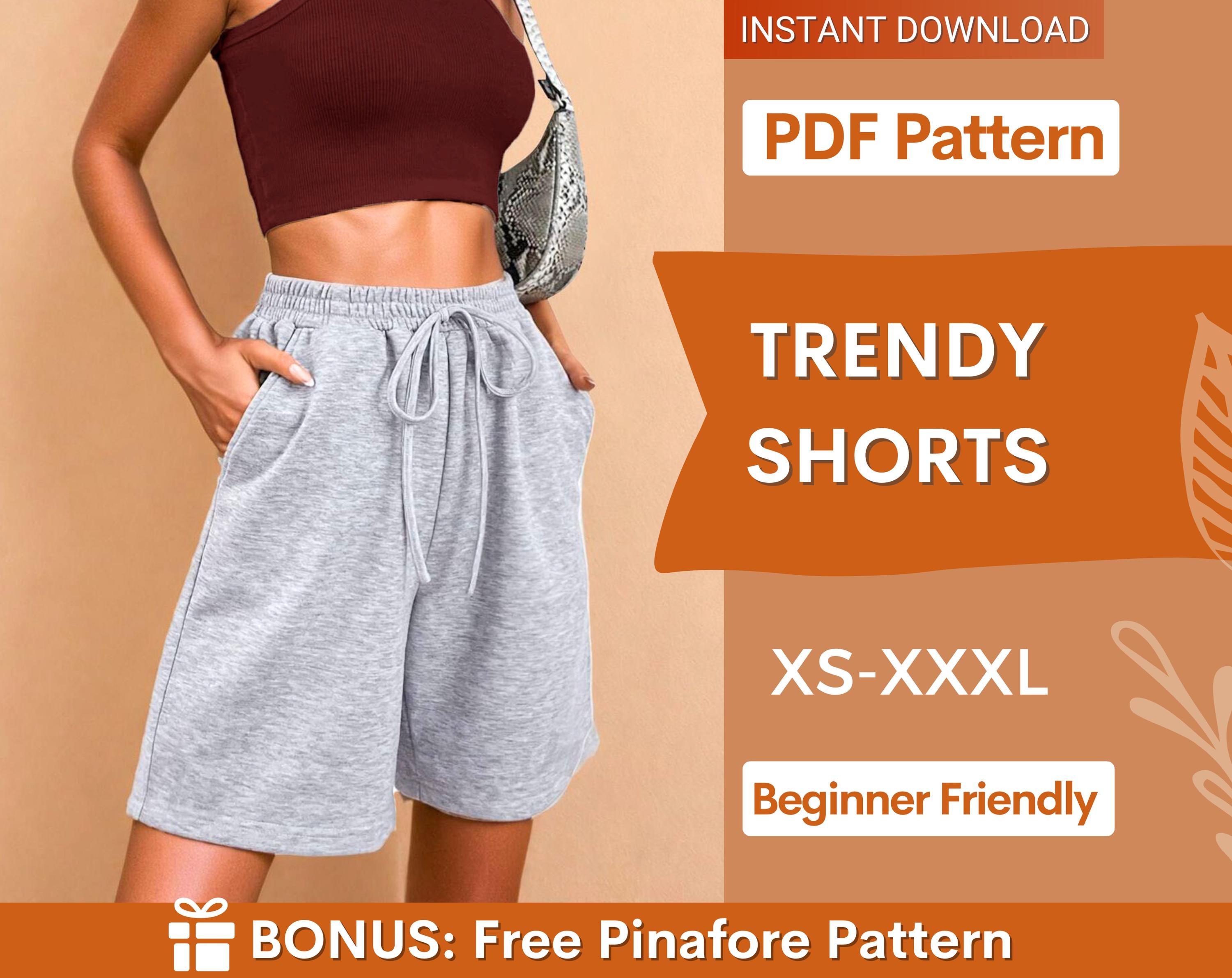 Jogger Shorts Sewing Pattern – Comfortable & Easy Fit