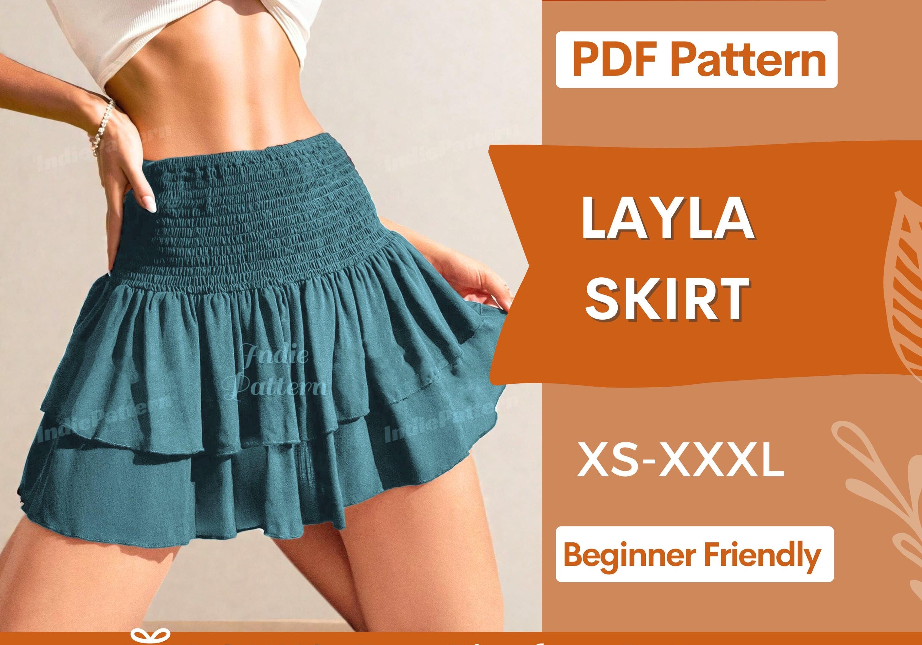 Layla Skirt at Indie Pattern in USA
