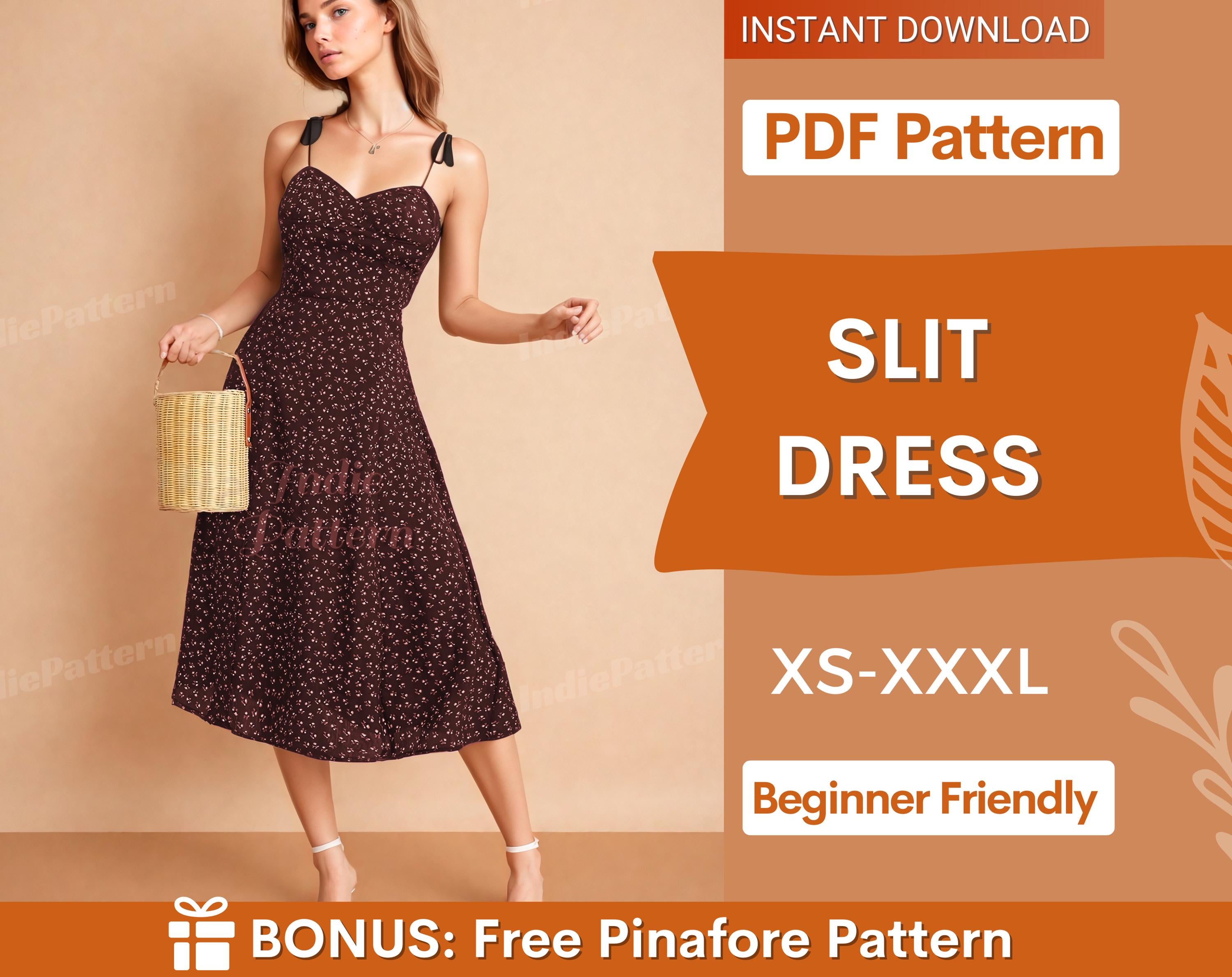 Slit Dress at Indie Pattern in USA
