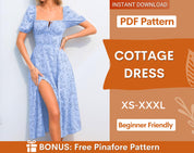 Cottage Dress Indie Pattern in USA
